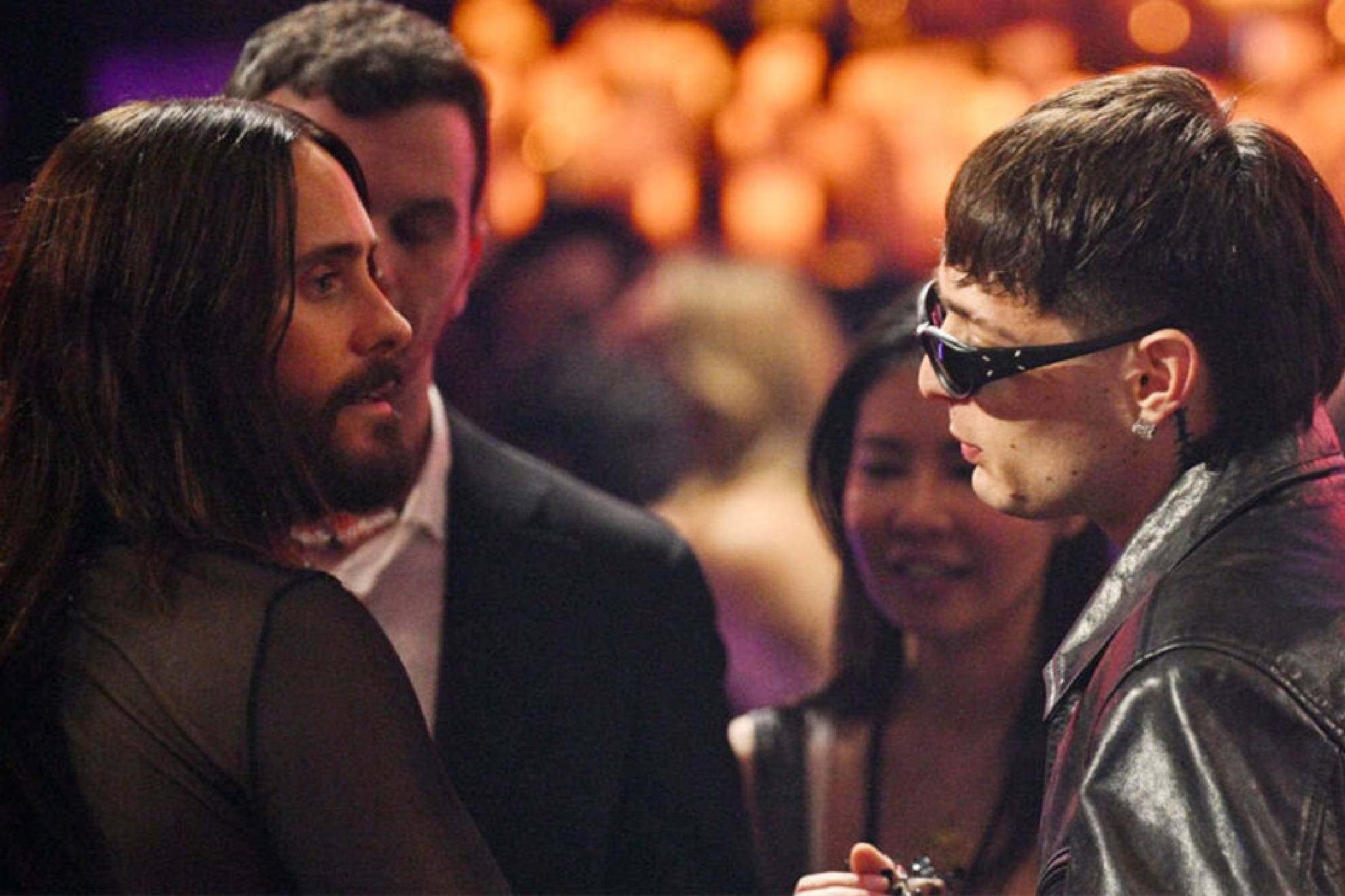 Peso Pluma y Jared Leto presumen foto juntos Se viene colaboracin?