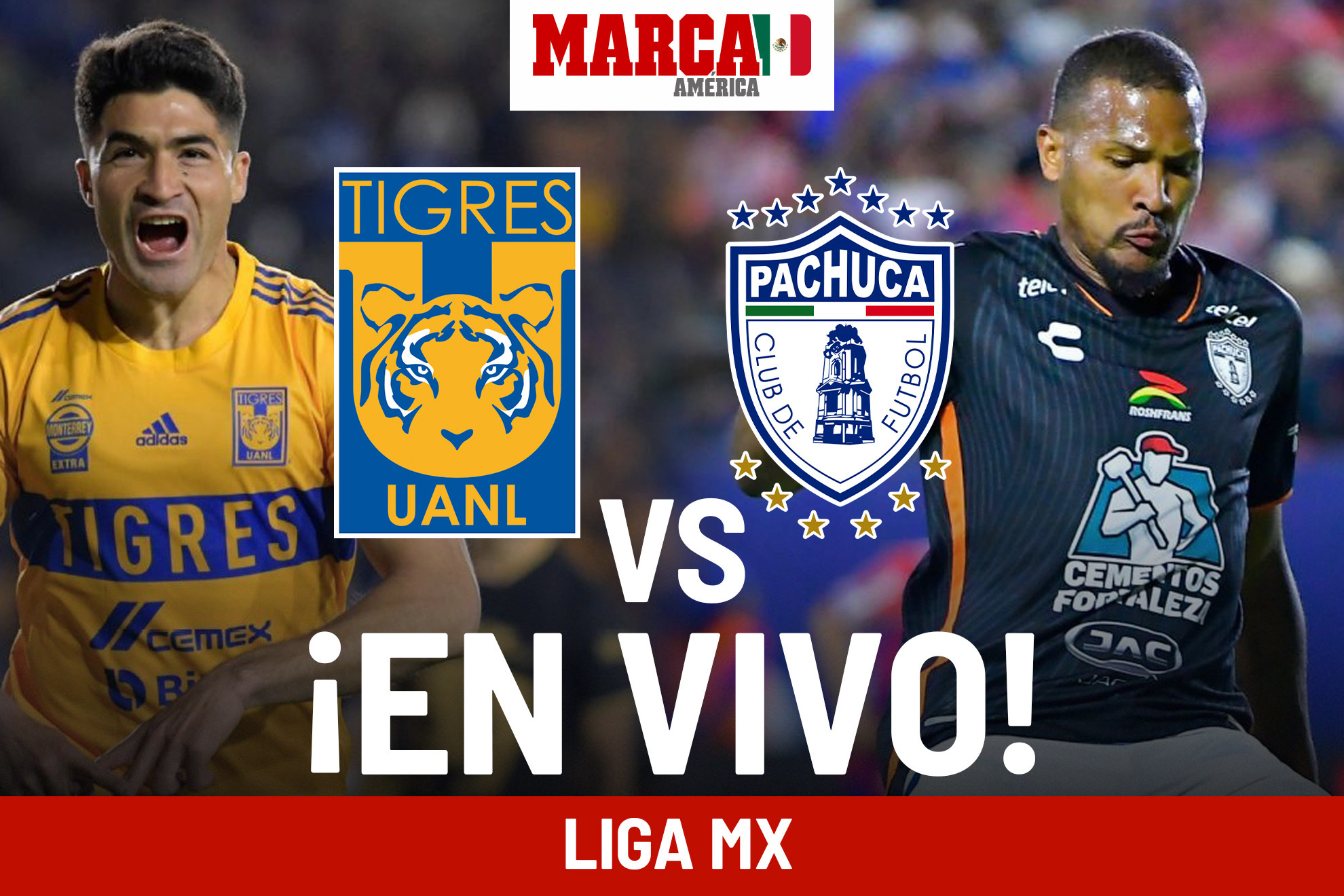 Tigres vs Pachuca hoy EN VIVO Online. Partido de Liga MX 2024