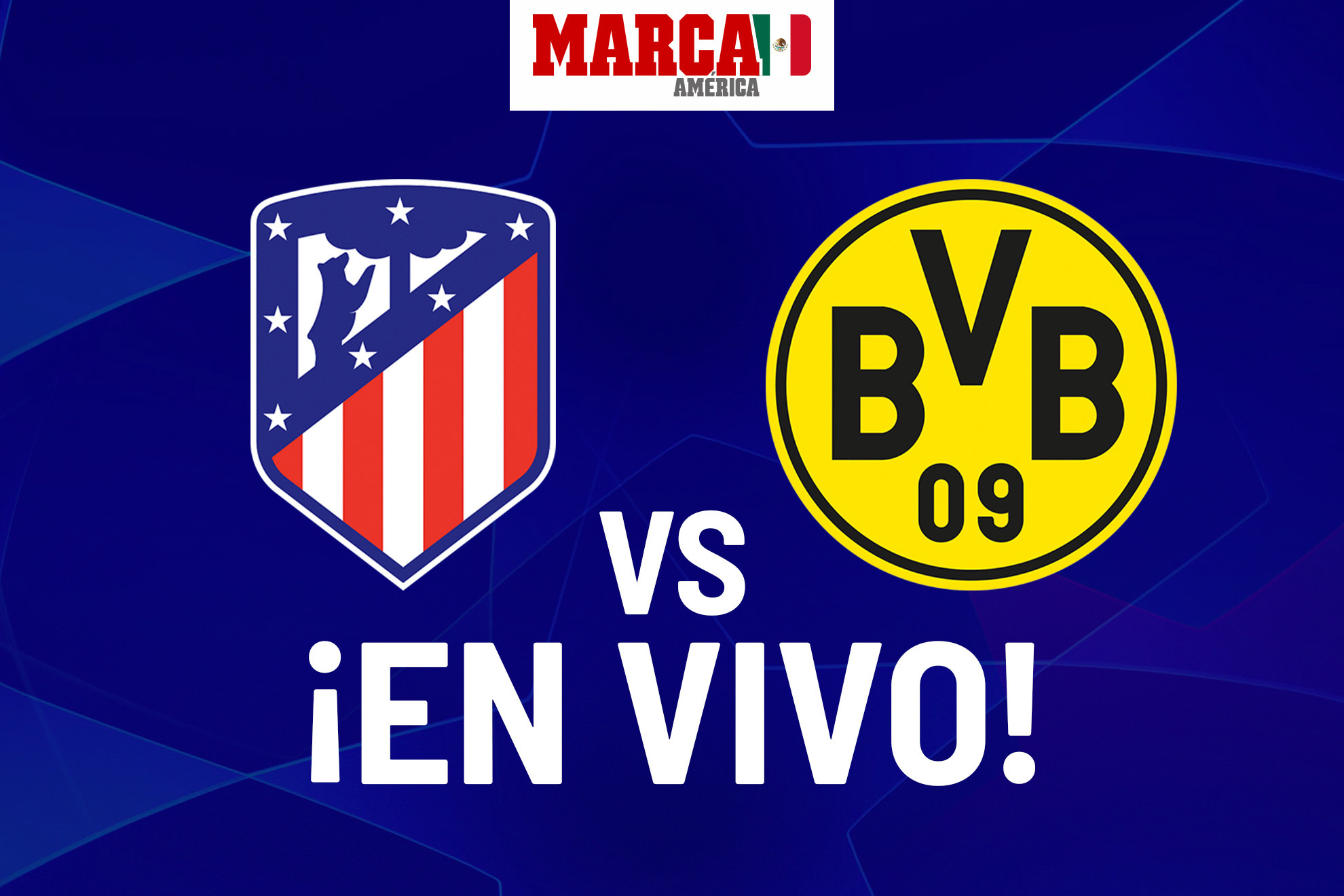 Atltico de Madrid vs Borussia Dortmund EN VIVO. Partido hoy de Champions 2024 - 4tos Ida