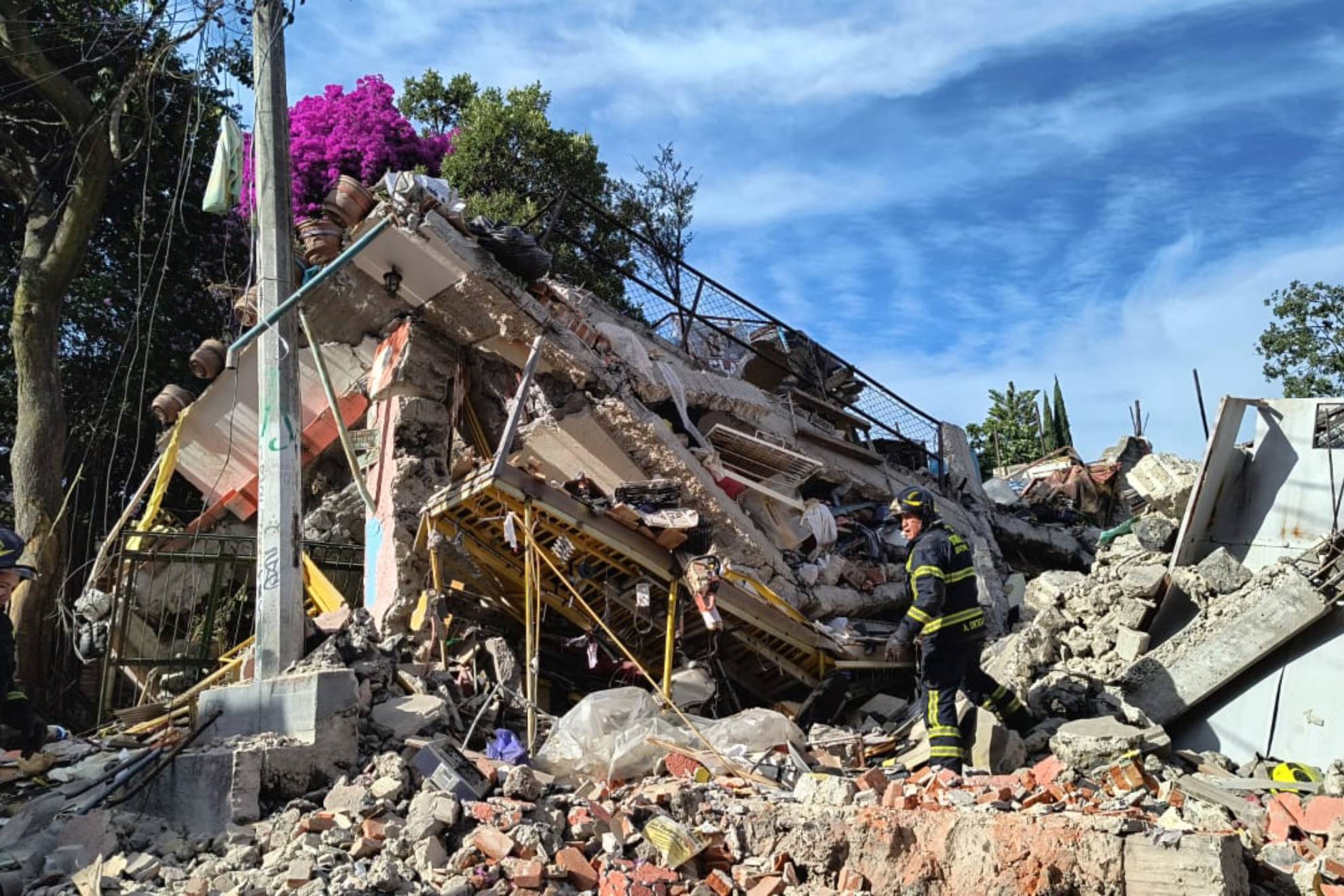 As qued la construccin tras la explosin en Tlalpan hoy