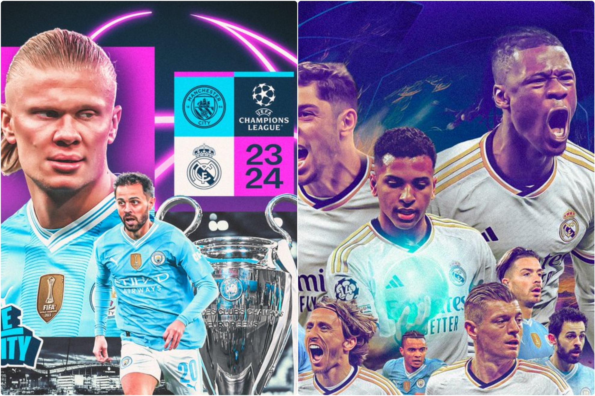 Manchester City vs Real Madrid: dnde ver, a qu hora juegan y pronstico en 4tos Champions 2024 Vuelta