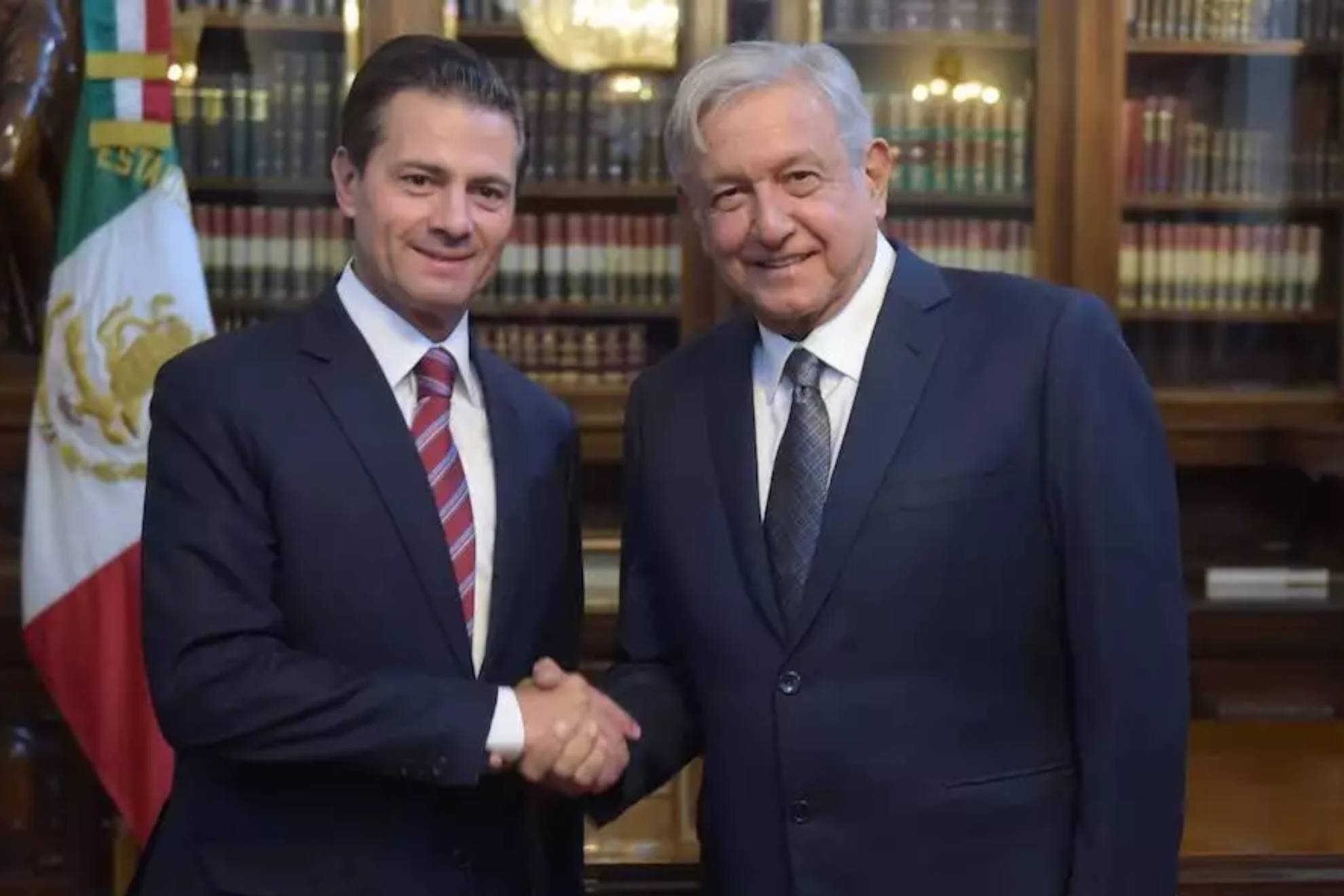 AMLO y Enrique Pea Nieto se reunieron tras las elecciones de 2018 en Palacio Nacional