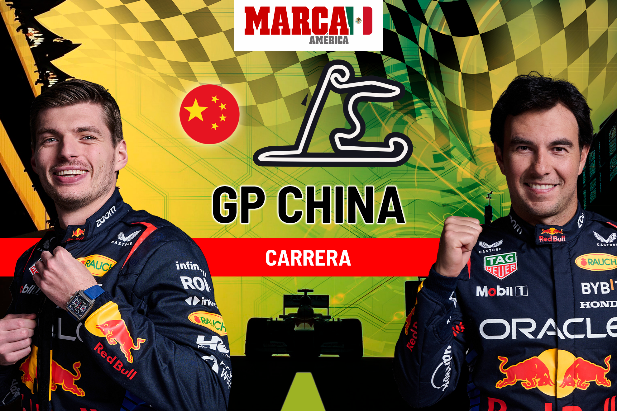 GP China 2024 carrera de Checo Prez Online en Gran Premio de F1: Sergio Prez queda tercero en victoria de Verstappen