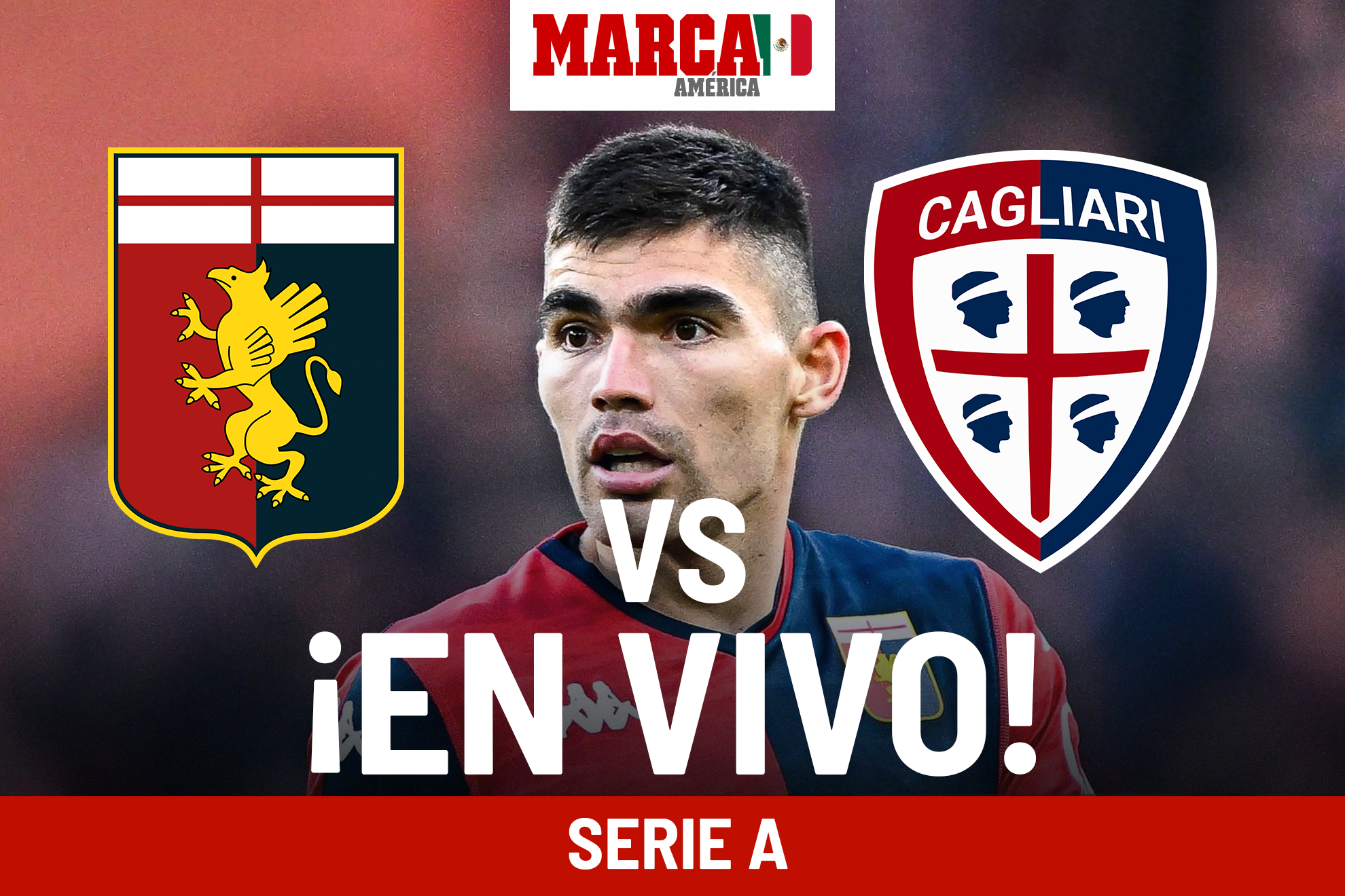 Genoa vs Cagliari EN VIVO Online. Partido hoy - Johan Vsquez en Serie A 2024