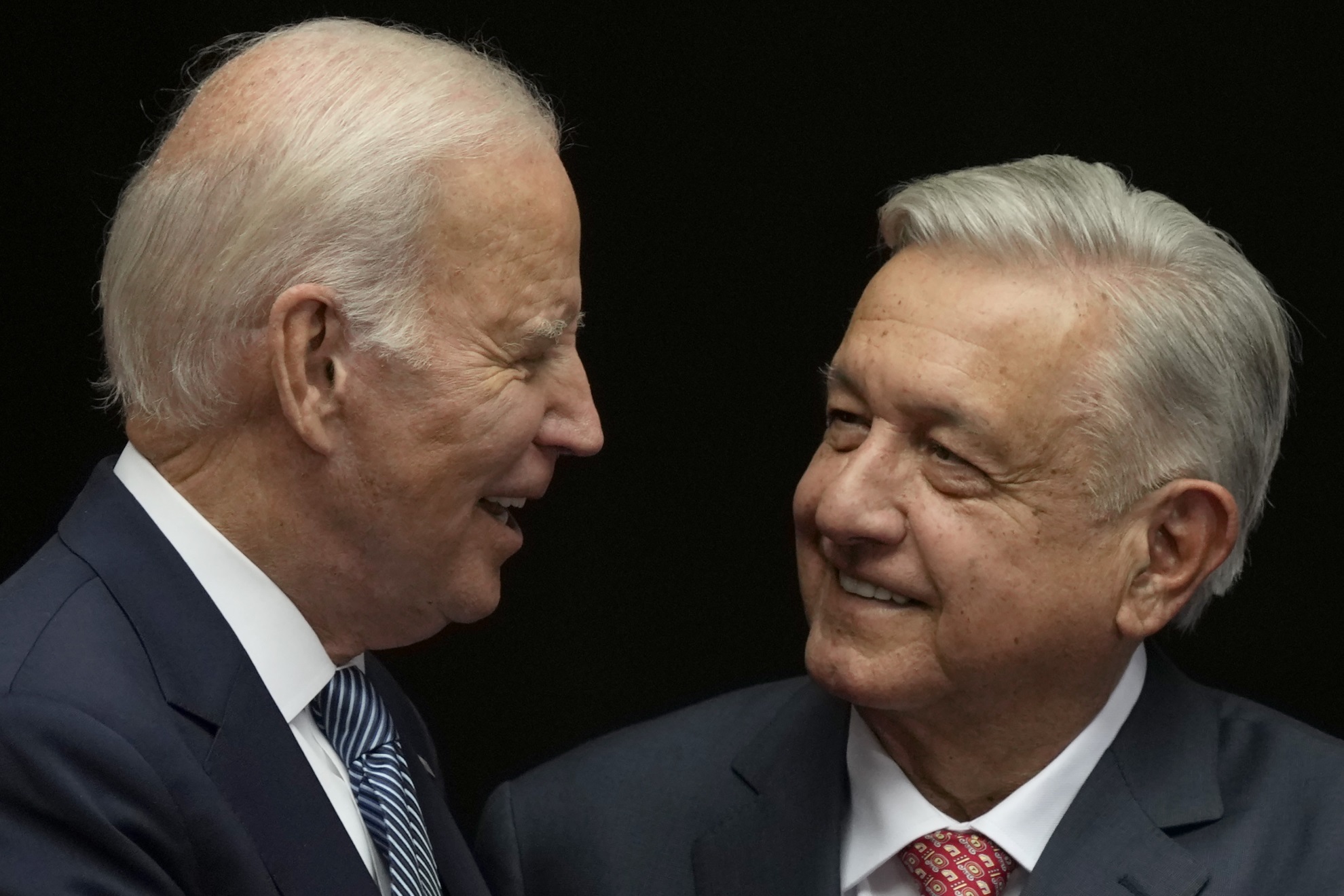 Joe Biden AMLO Andrs Manuel Lpez Obrador Mxico Estados Unidos UE migracin irregular frontera