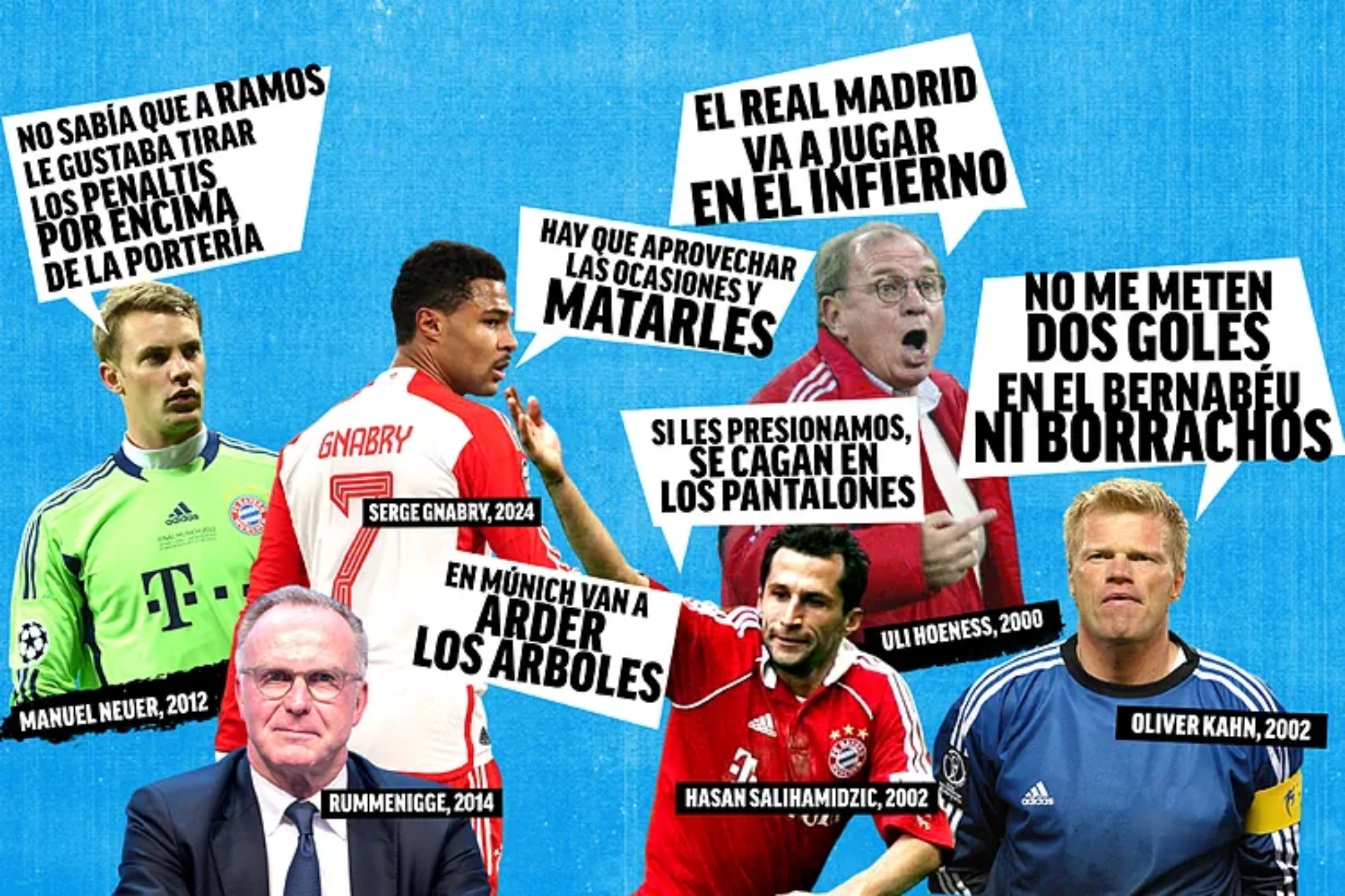 El Bayern y su 'guerra fra' frente al Real Madrid: la historia de todas sus peleas