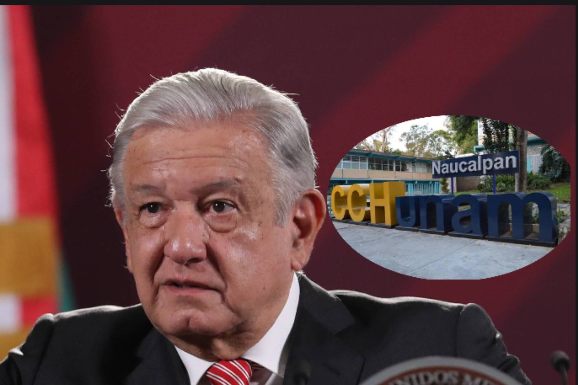 El presidente Andrs Manuel Lpez Obrador habl de lo ocurrido en el CCH Naucalpan, Edomex