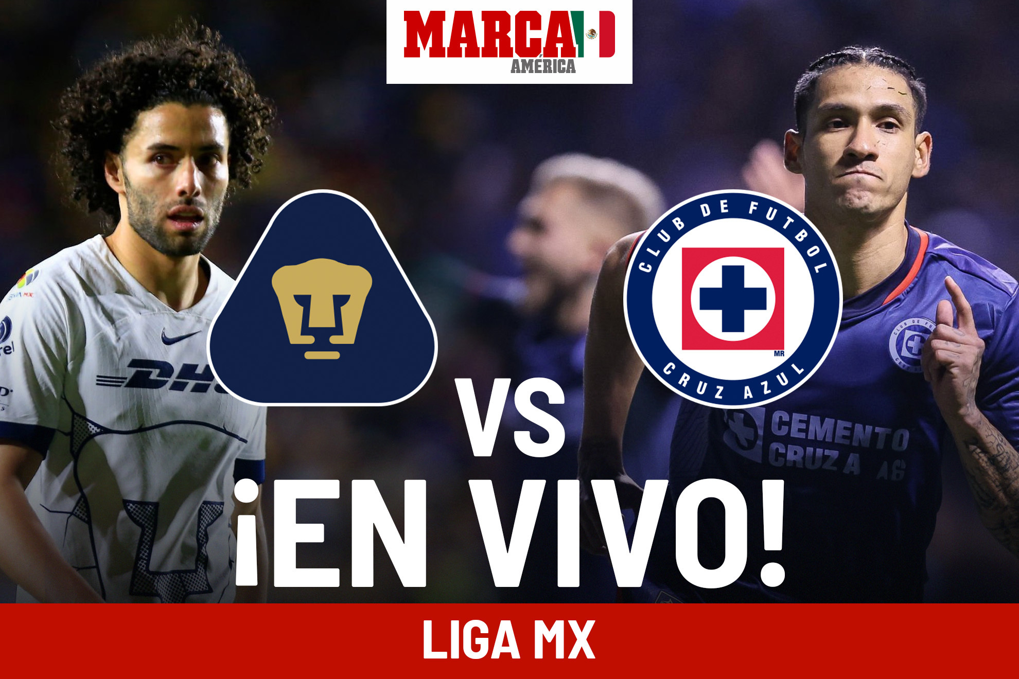 Resultado Pumas 0-2 Cruz Azul. Juego Liguilla hoy: Victoria de La Mquina con goles de Ignacio Rivero y Lorenzo Faravelli