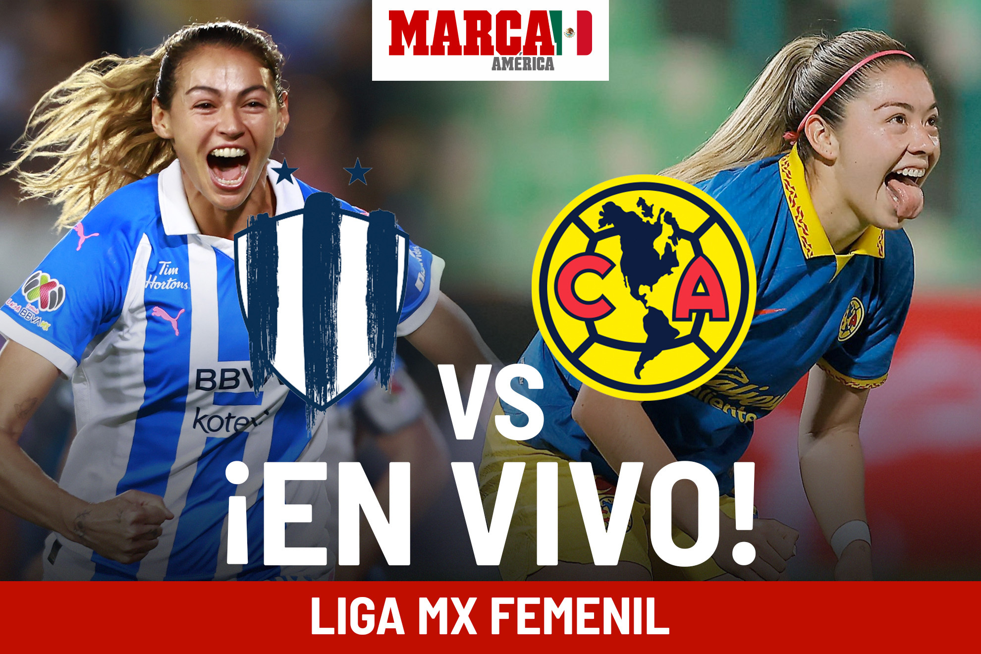 Monterrey vs América EN VIVO Online. Rayadas hoy Final Liga MX