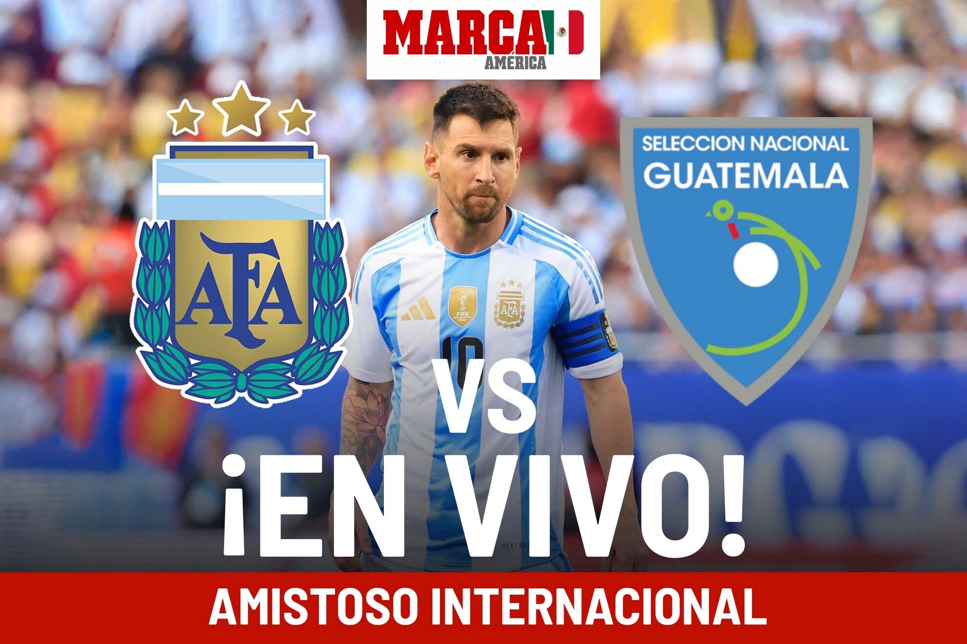 Argentina vs Guatemala LIVE. Double from Messi and Lautaro put the