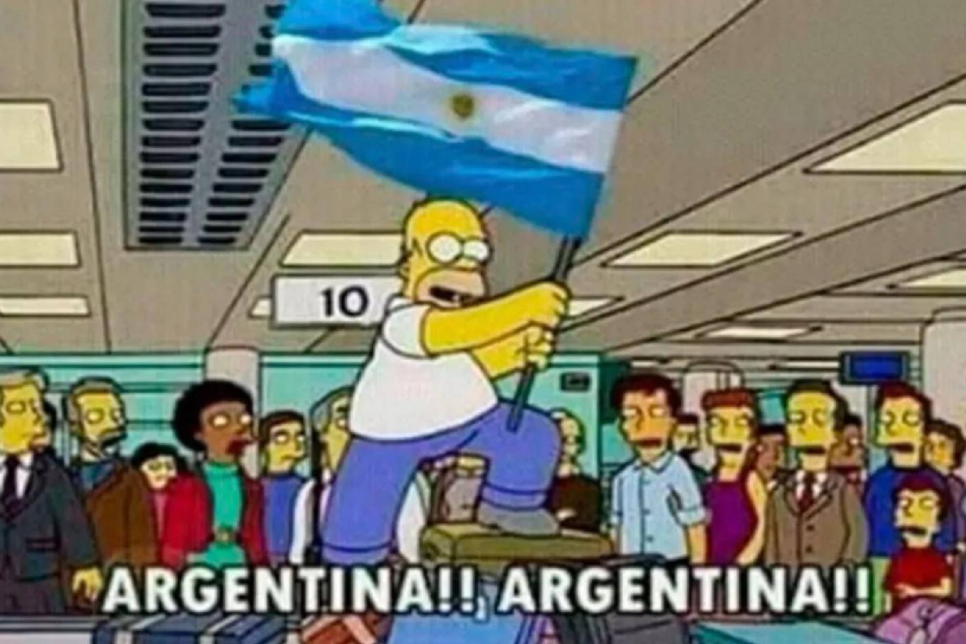 Los fans de argentina celebran haber eliminado a... | MARCA.com