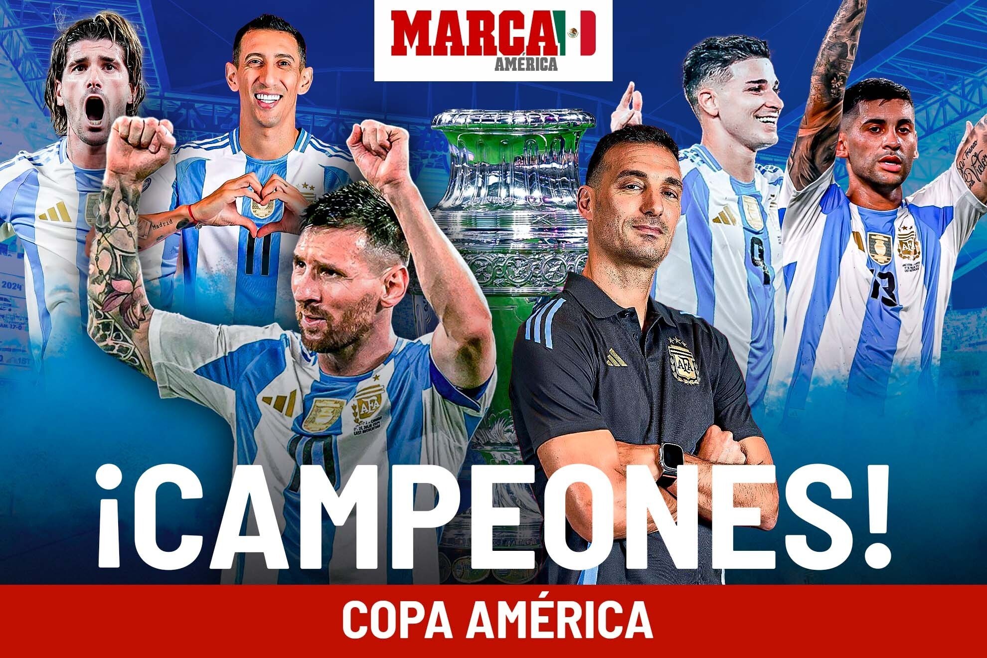 Resumen Argentina vs. Colombia: Con Messi lesionado, Lautaro Martnez define el ttulo 16 de Copa Amrica para los de Scaloni