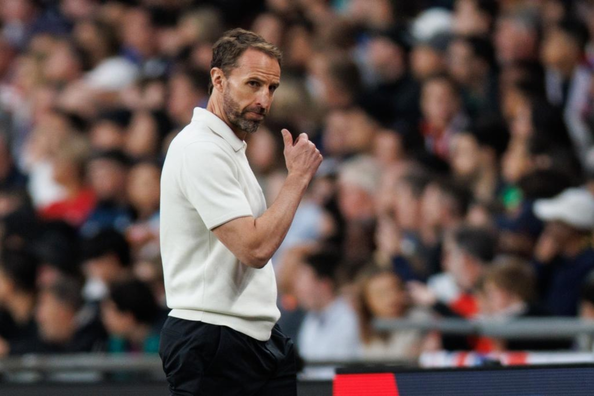 Gareth Southgate durante un encuentro