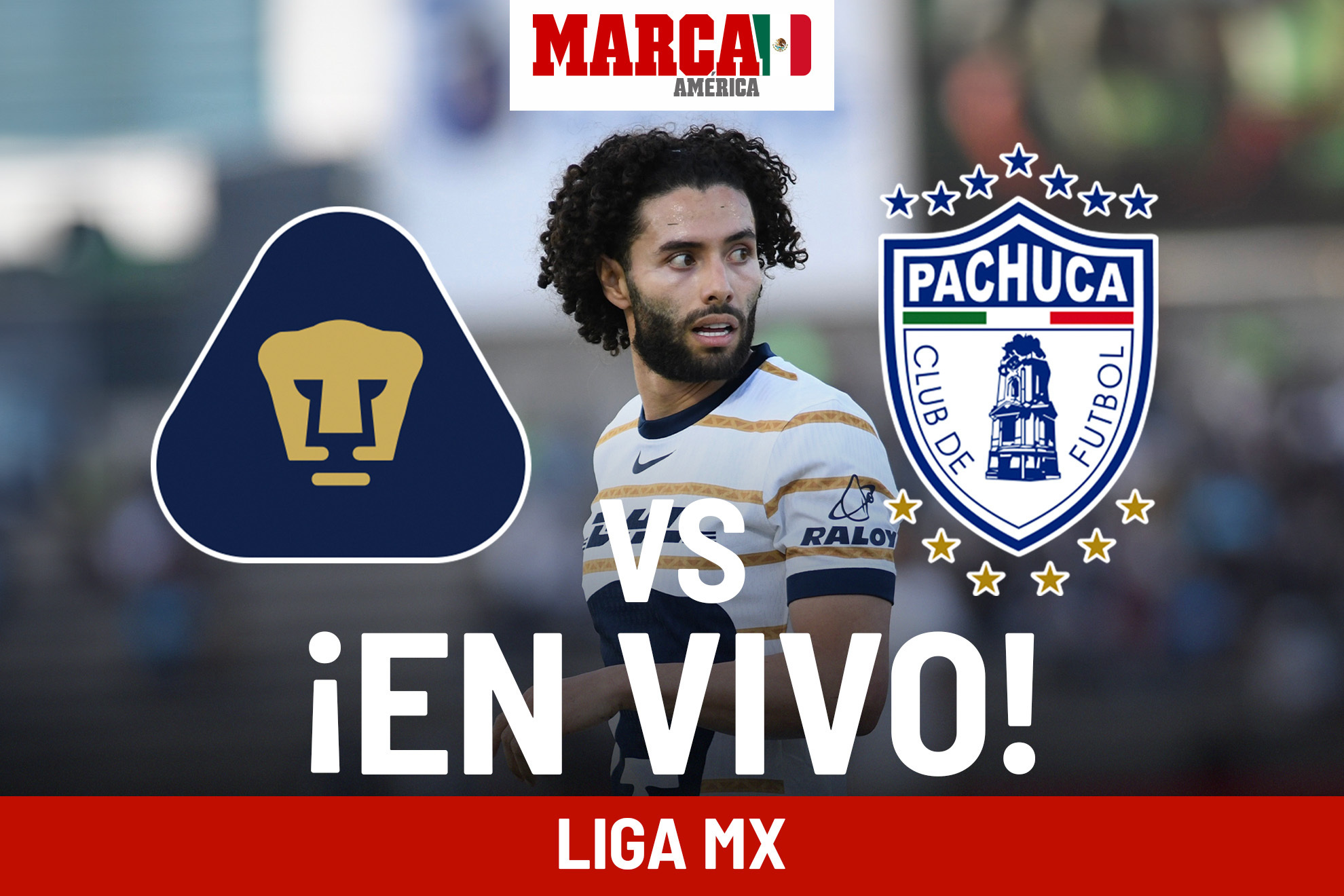 Juego de Pumas vs Pachuca hoy EN VIVO Online. Partido de Liga MX 2024 J4