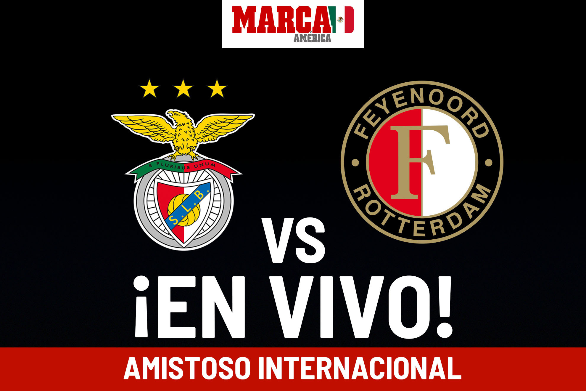 Amistosos clubes: Benfica vs Feyenoord EN VIVO. Partido hoy - Santi ...