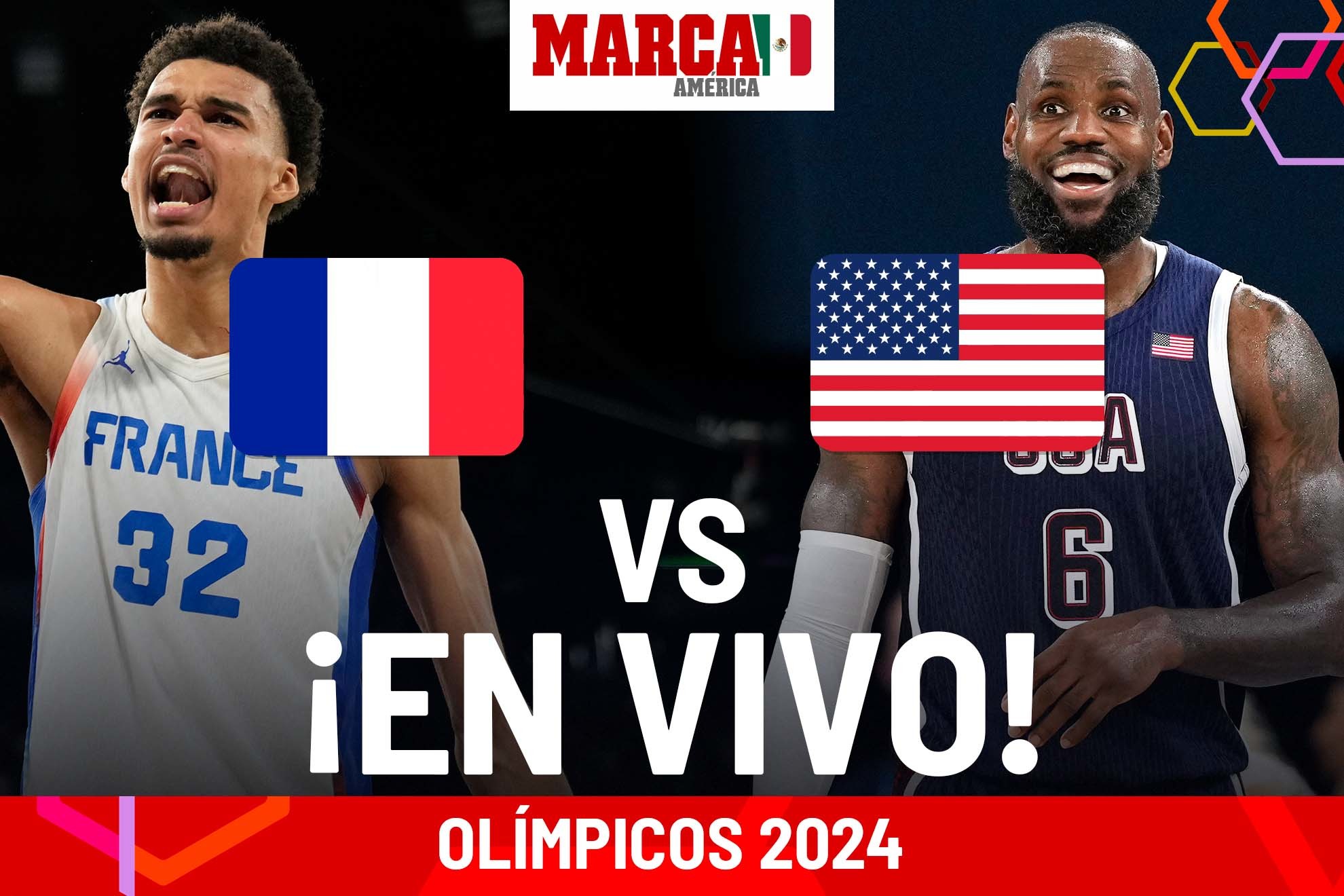 JJOO Baloncesto masculino Team USA vs Francia EN VIVO Online