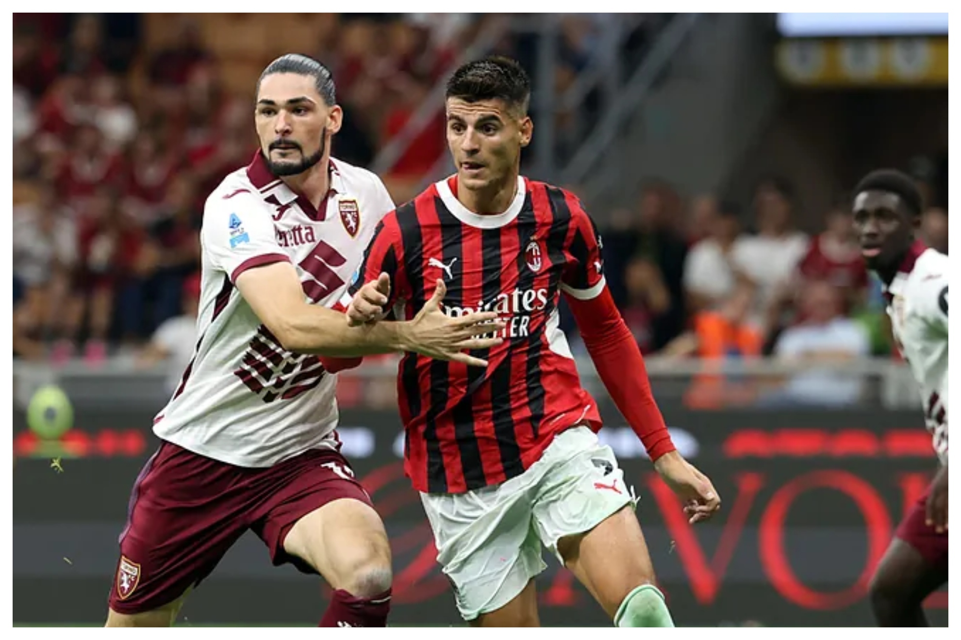 Morata, ya con la camiseta del Milan