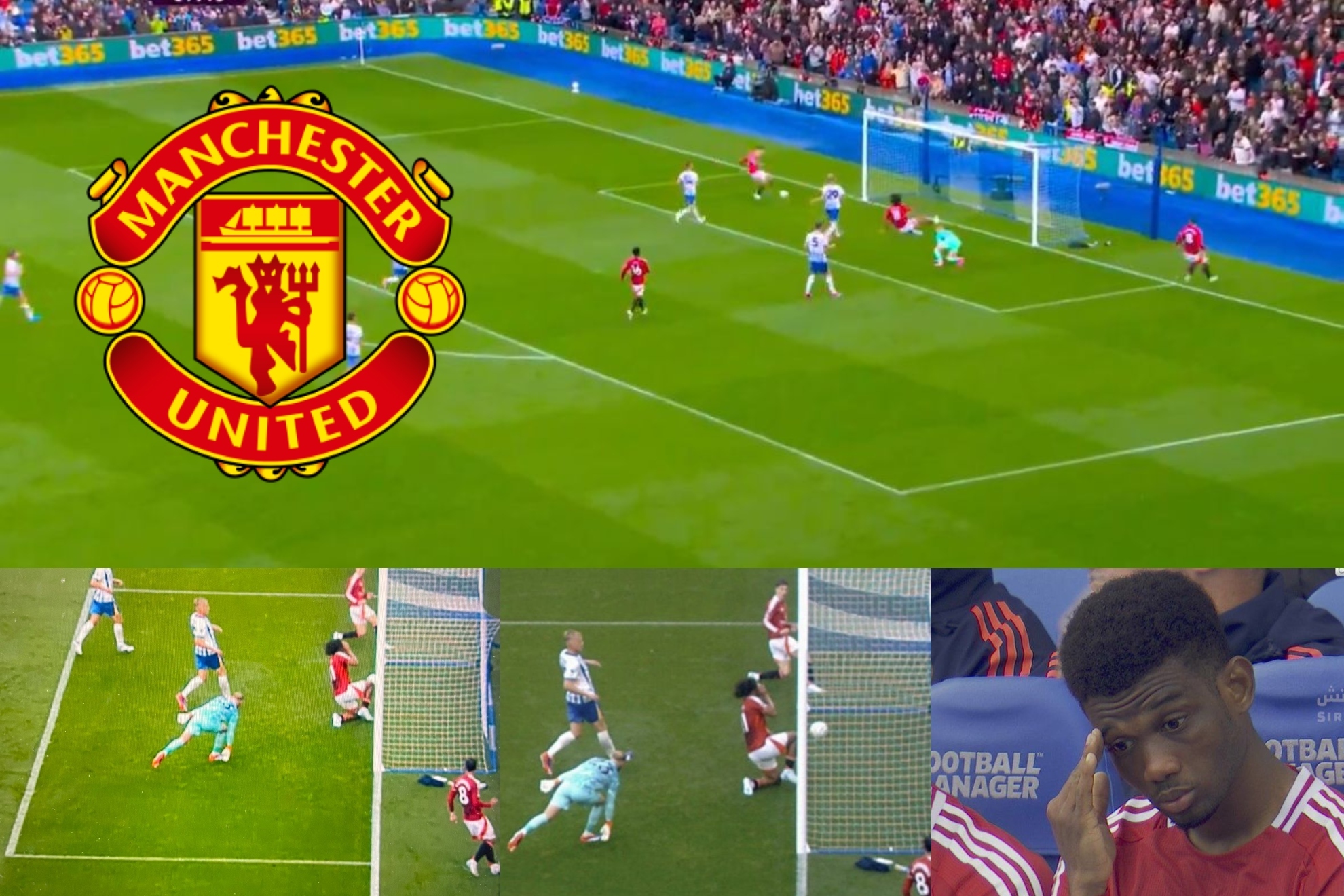 Manchester United sufre gol anulado que pudo cambiar el rumbo del partido