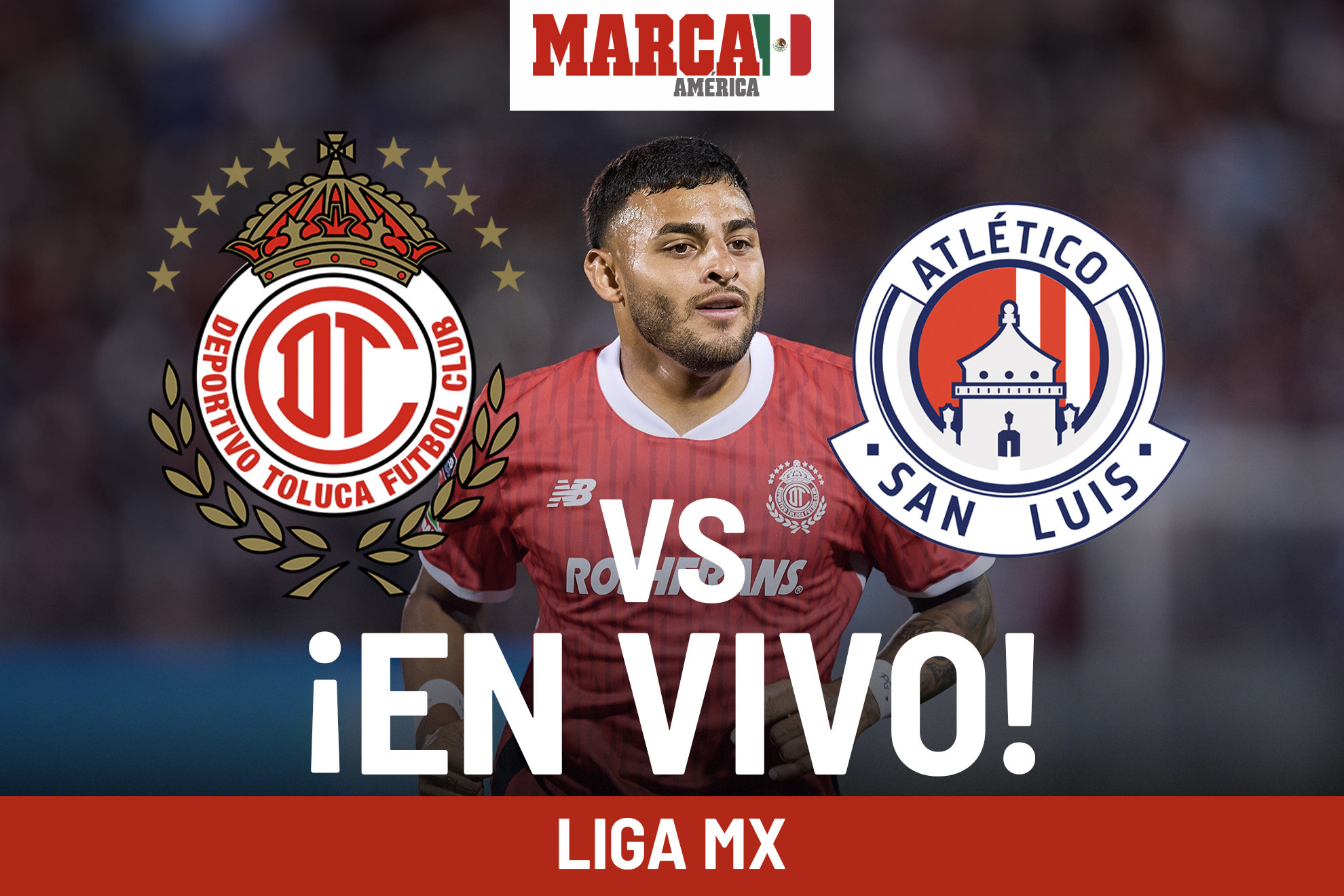 Toluca vs San Luis EN VIVO. Partido hoy - Liga MX 2024 J5