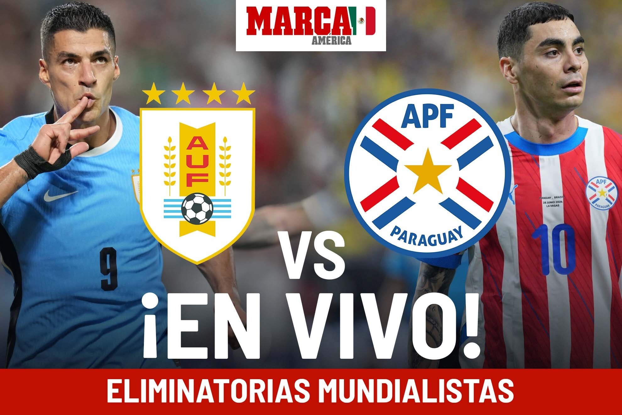 Eliminatorias Conmebol Uruguay vs Paraguay EN VIVO. Luis Suárez hoy en