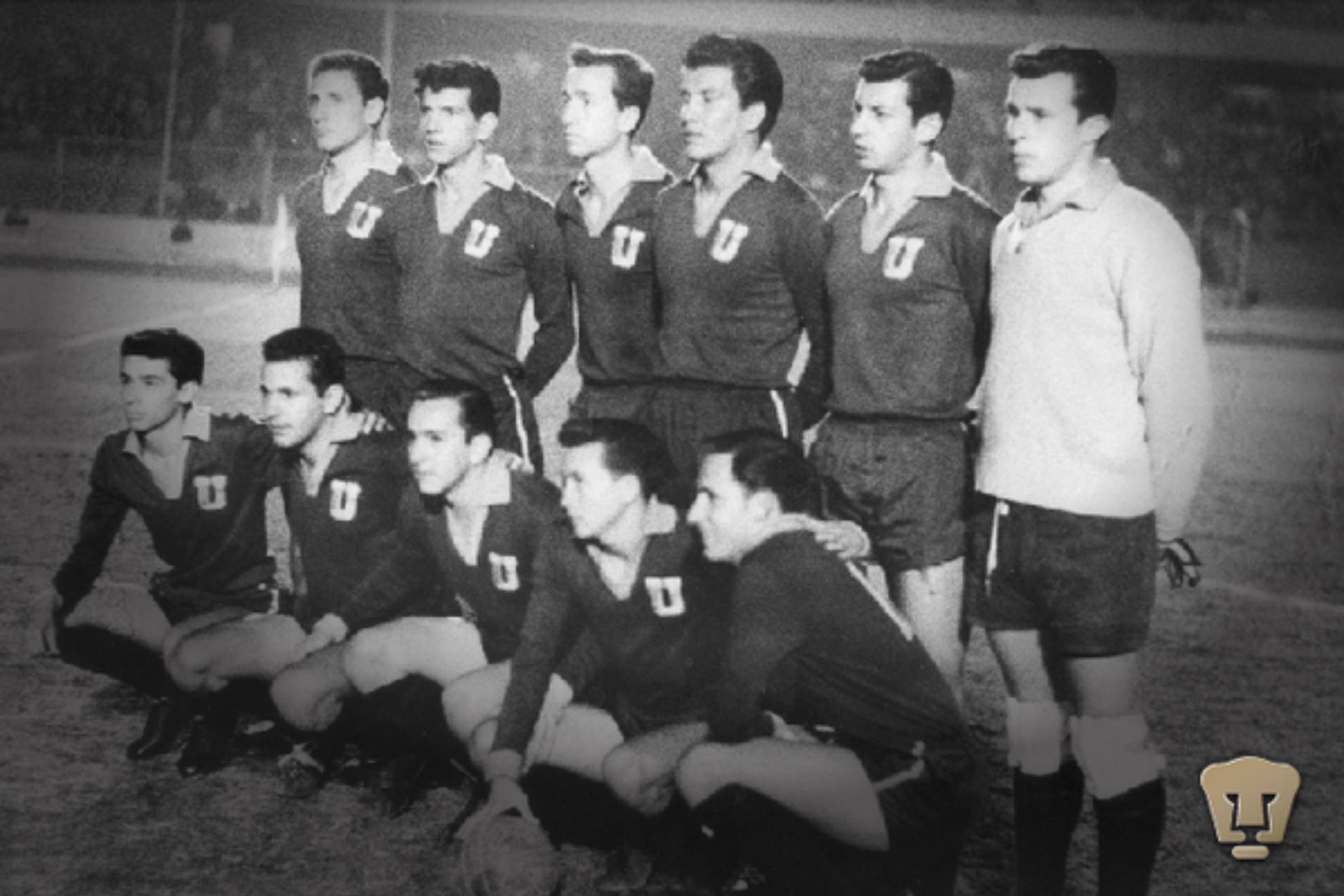 Equipo de Pumas que logr el ascenso a Primera Divisin en 1962.