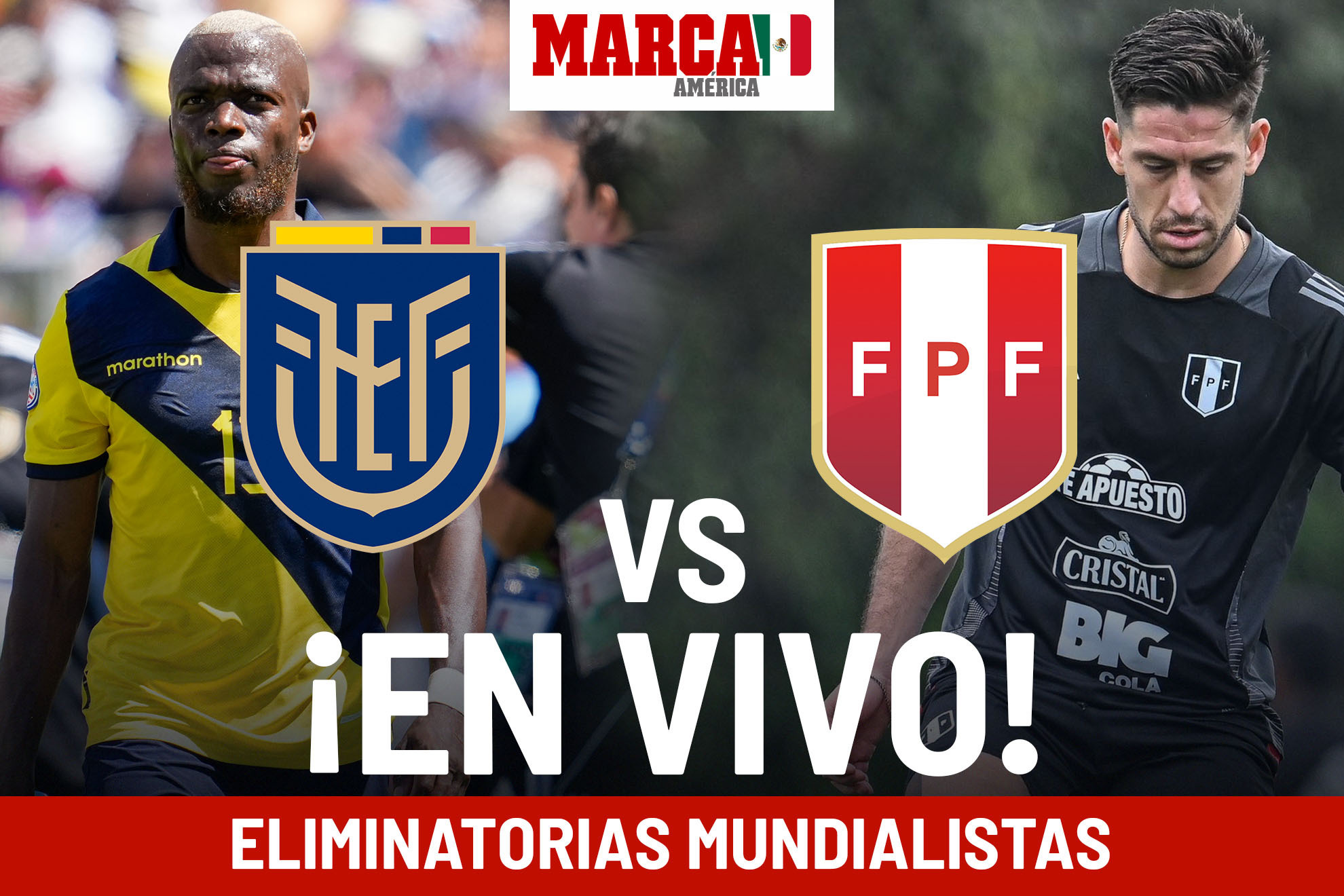 Eliminatorias Conmebol Ecuador vs Perú EN VIVO Online. Partido hoy