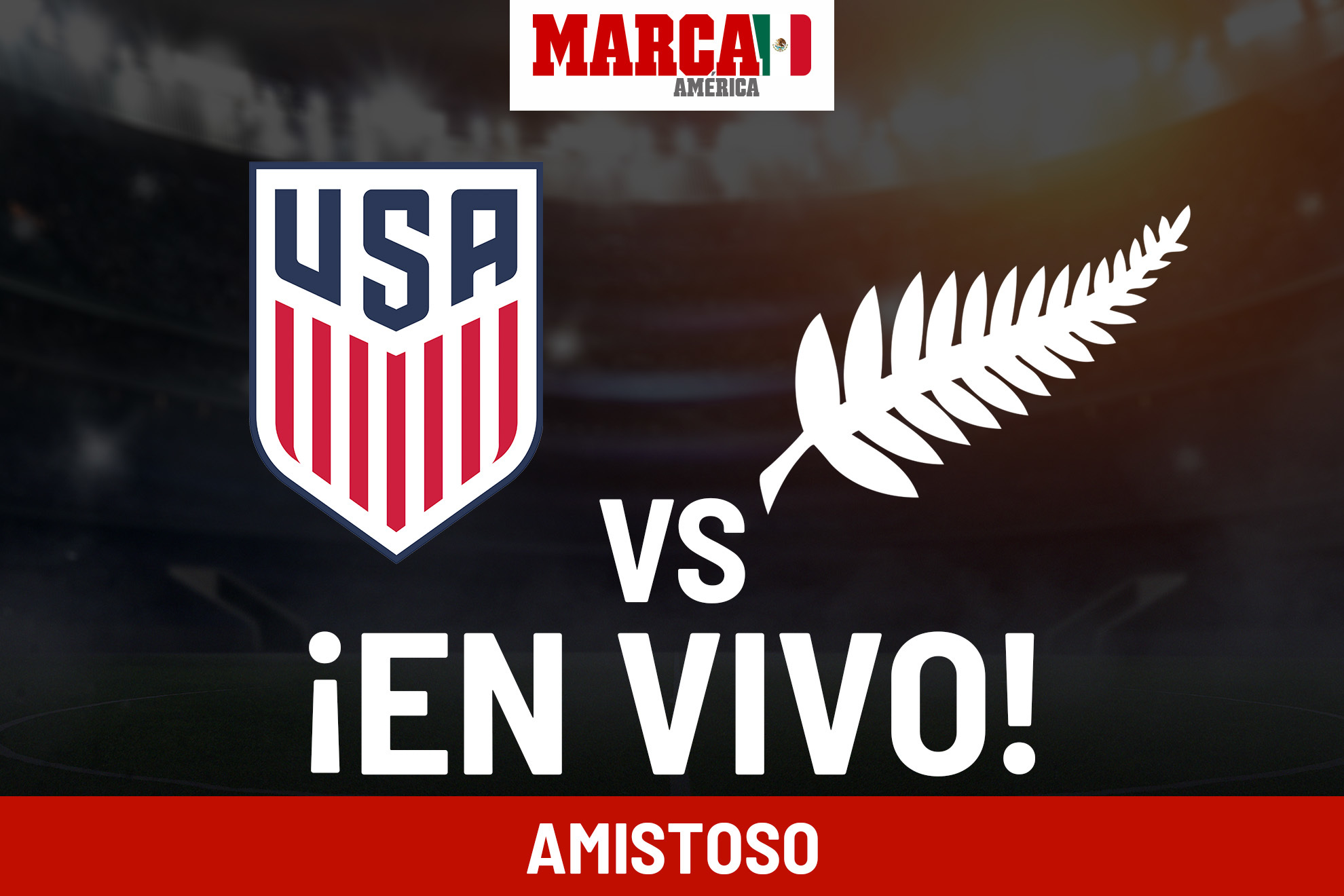 Amistosos selection: Estados Unidos vs Nueva Zelanda EN VIVO. Partido hoy de USA