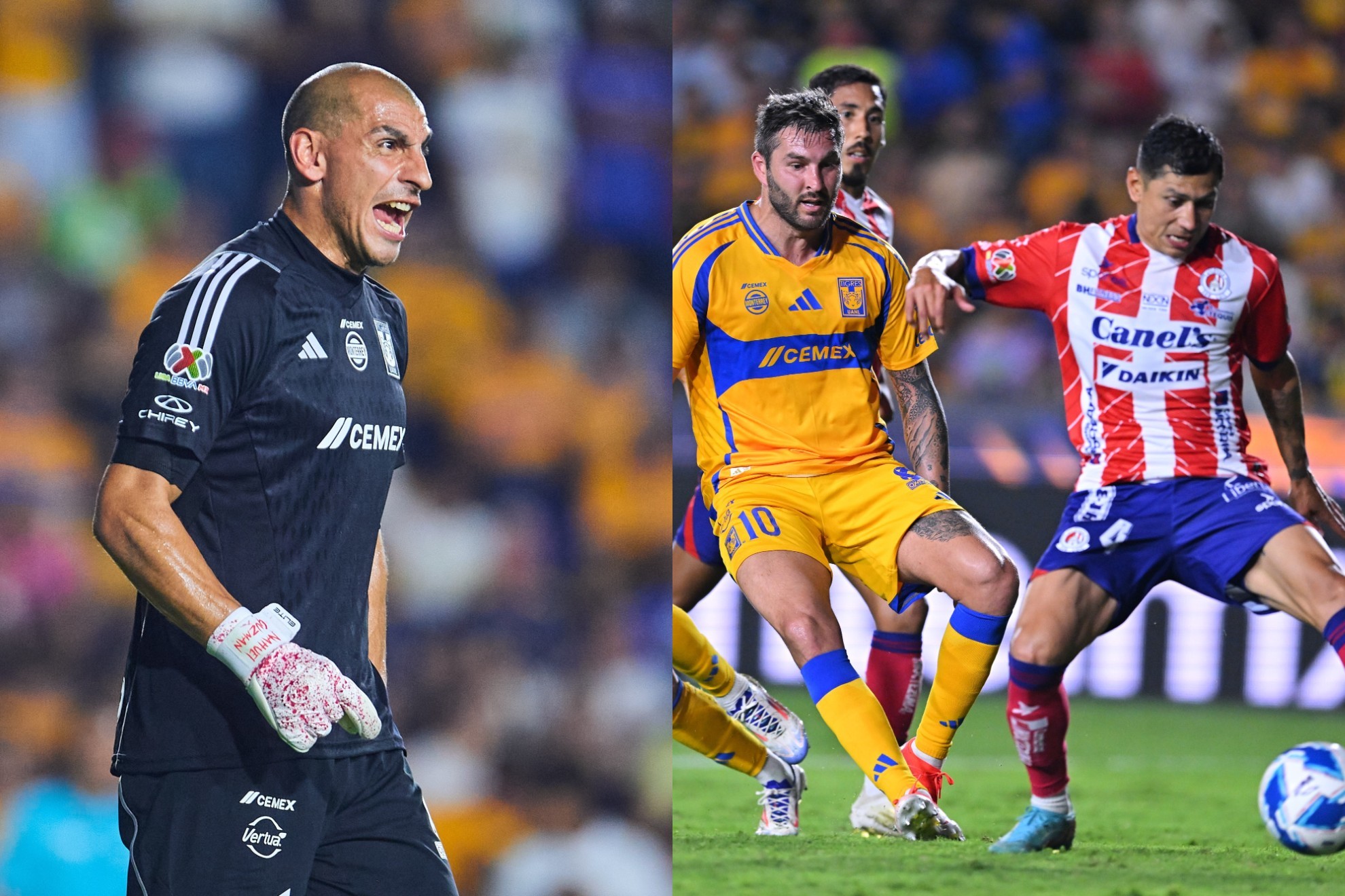 Goles y Resumen Tigres vs San Luis: Gol de ltimo minuto para los de Paunovic en el regreso de Nahuel Guzmn a las canchas