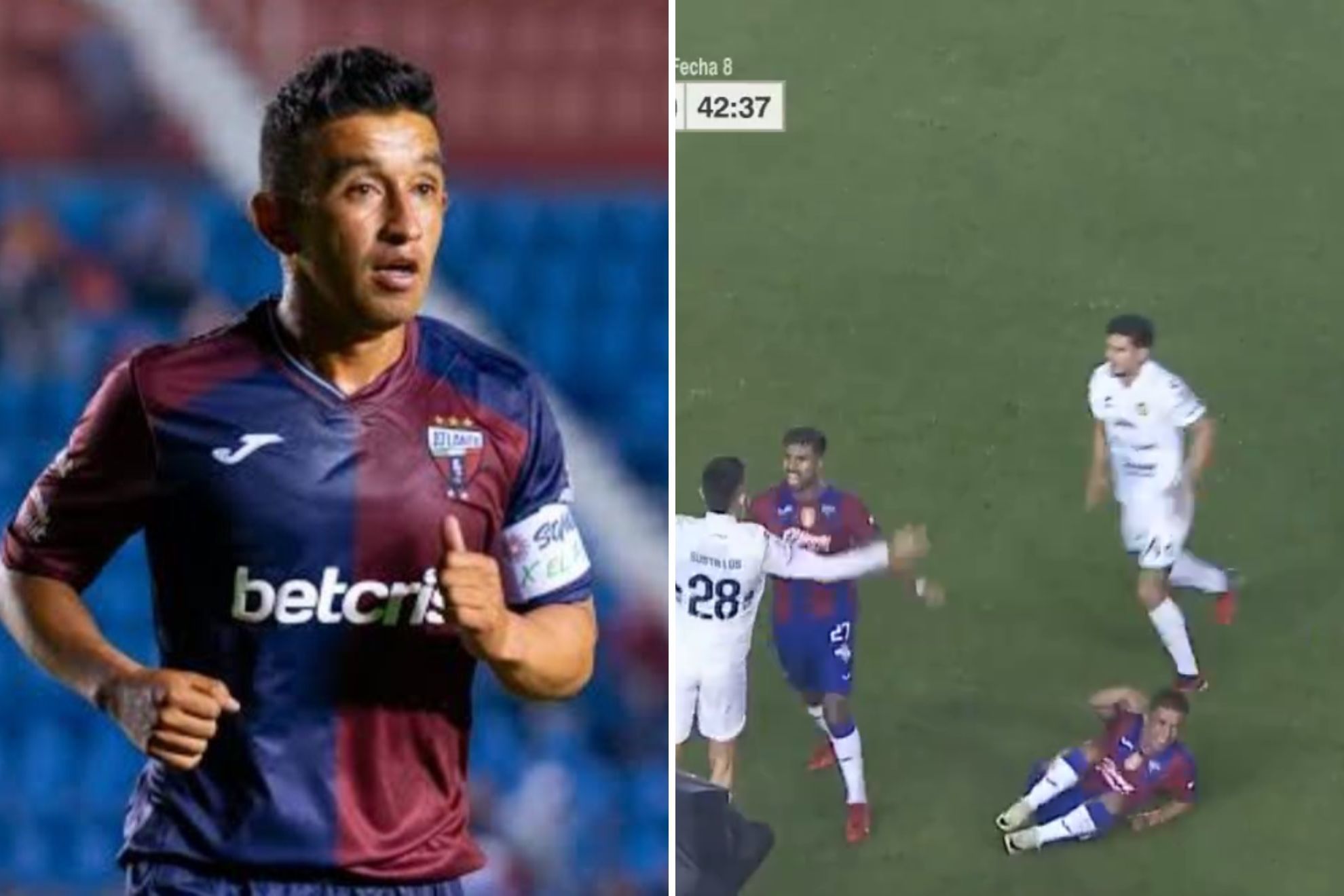 Christian Hobbit Bermdez sufre terrible lesin tras criminal barrida en el Atlante-Dorados