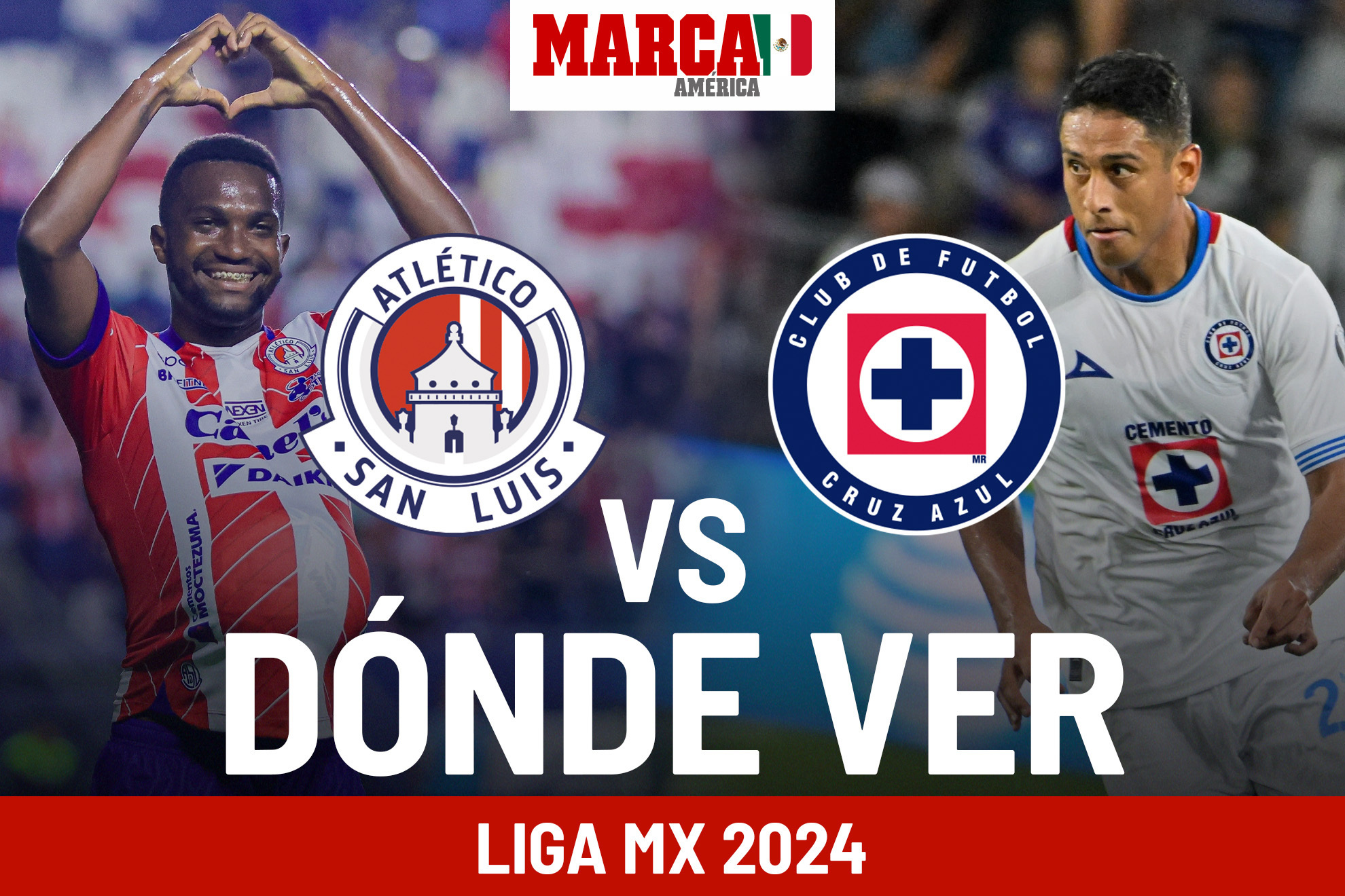 ATLTICO SAN LUIS  vs CRUZ AZUL HOY martes 17 de septiembre.