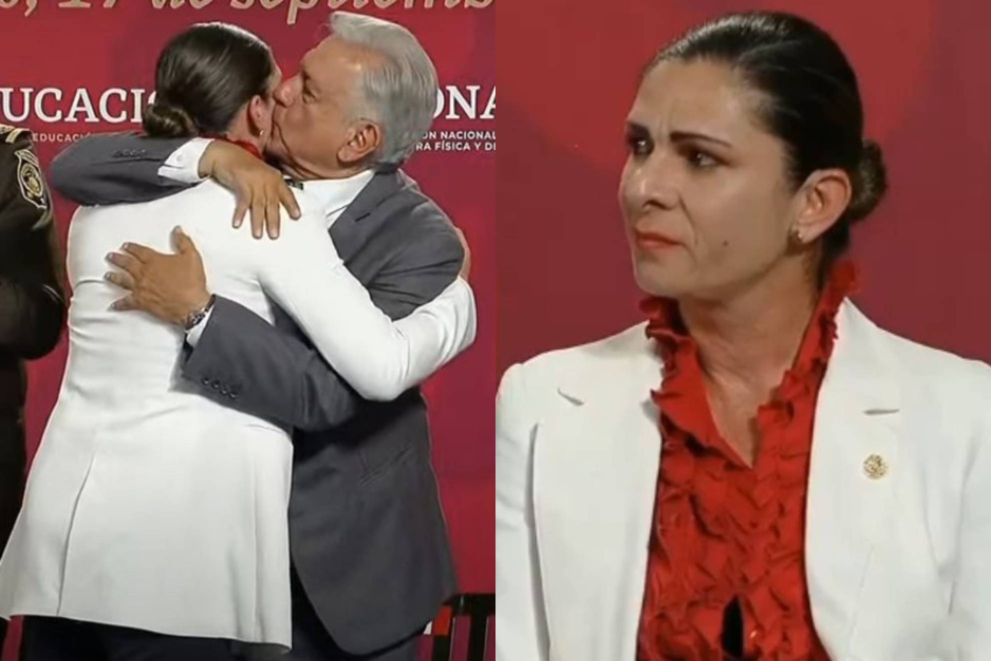 Andrs Manuel Lpez Obrador y Ana Gabriela Guevara.