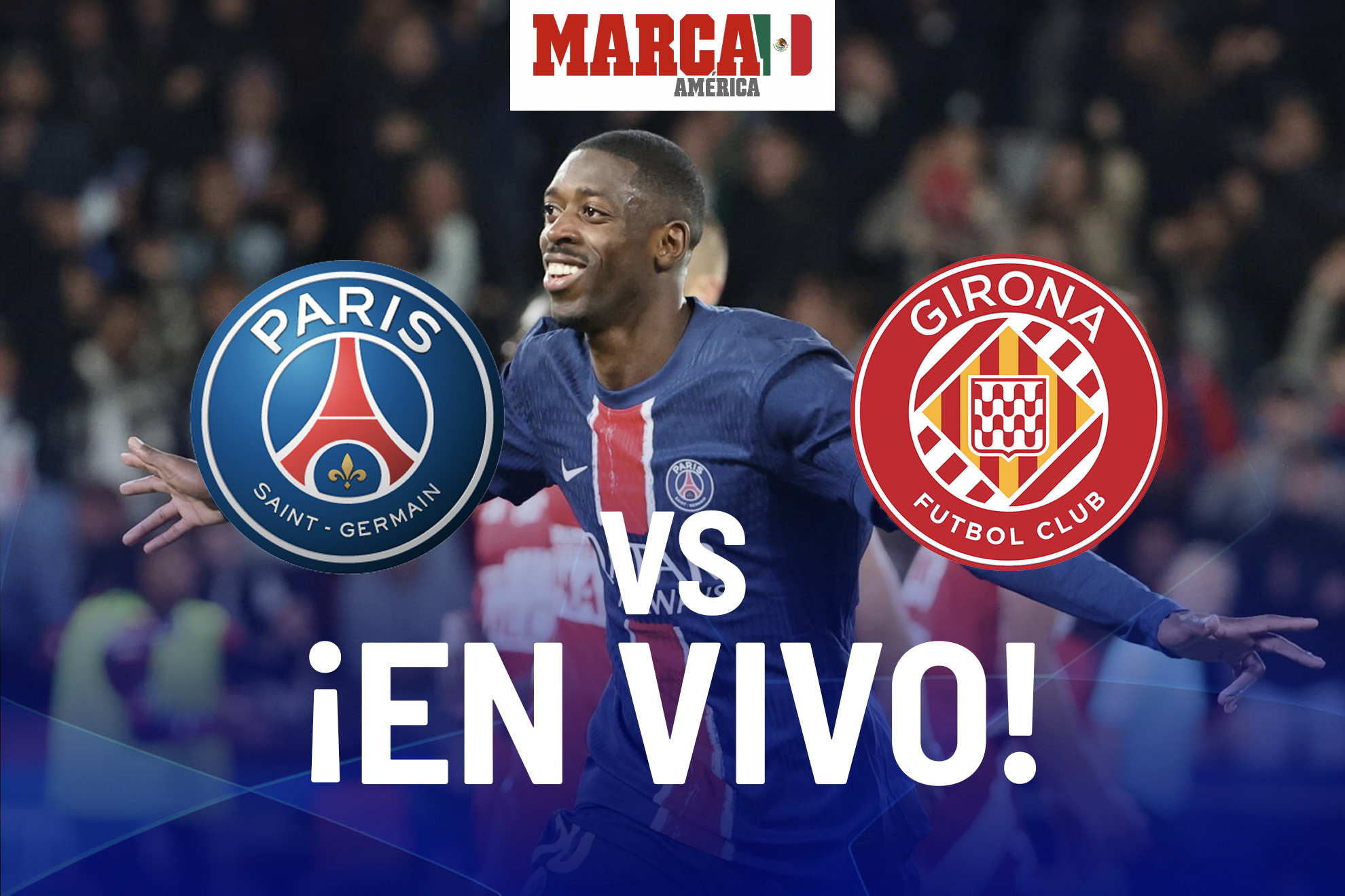 Champions League PSG vs Girona EN VIVO. Partido del París hoy