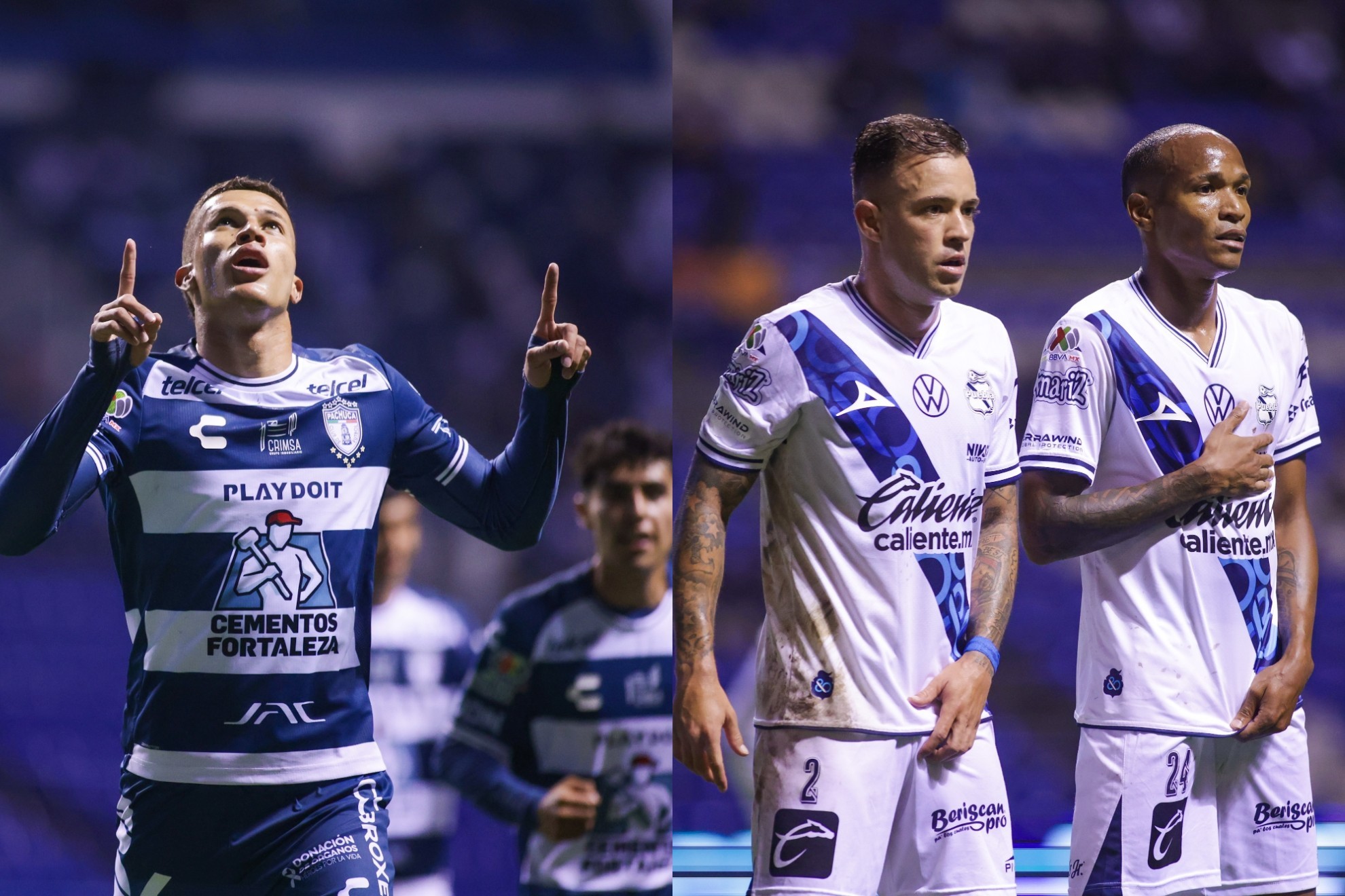 Goles y Resumen Puebla vs. Pachuca: Doblete de Nelson Deossa da la victoria a los Tuzos en el Cuauhtmoc