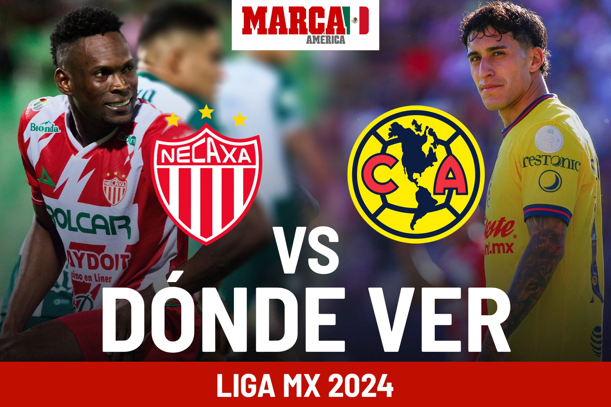 Dnde mirar Necaxa vs Club Amrica: a qu hora juegan, en qu canal, alineaciones y pronstico juego hoy Liga MX 2024