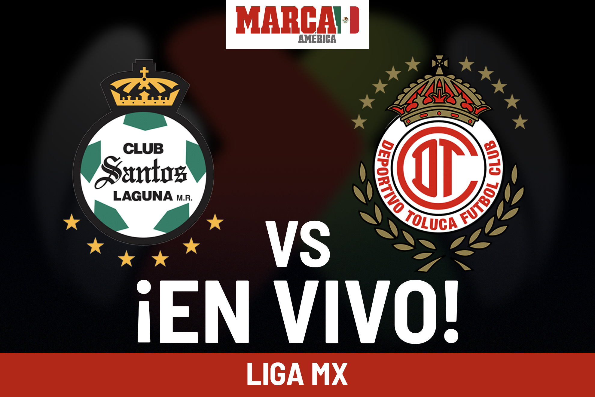 Juego Santos vs Toluca EN VIVO Online. Partido de Liga MX 2024 J9