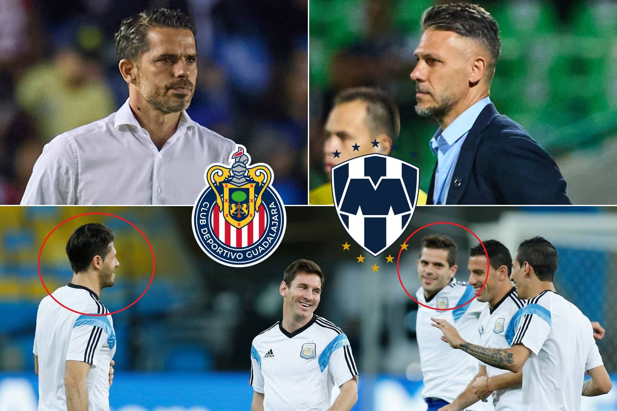 Fernando Gago Martn Demichelis CD Guadalajara CF Monterrey Liga MX