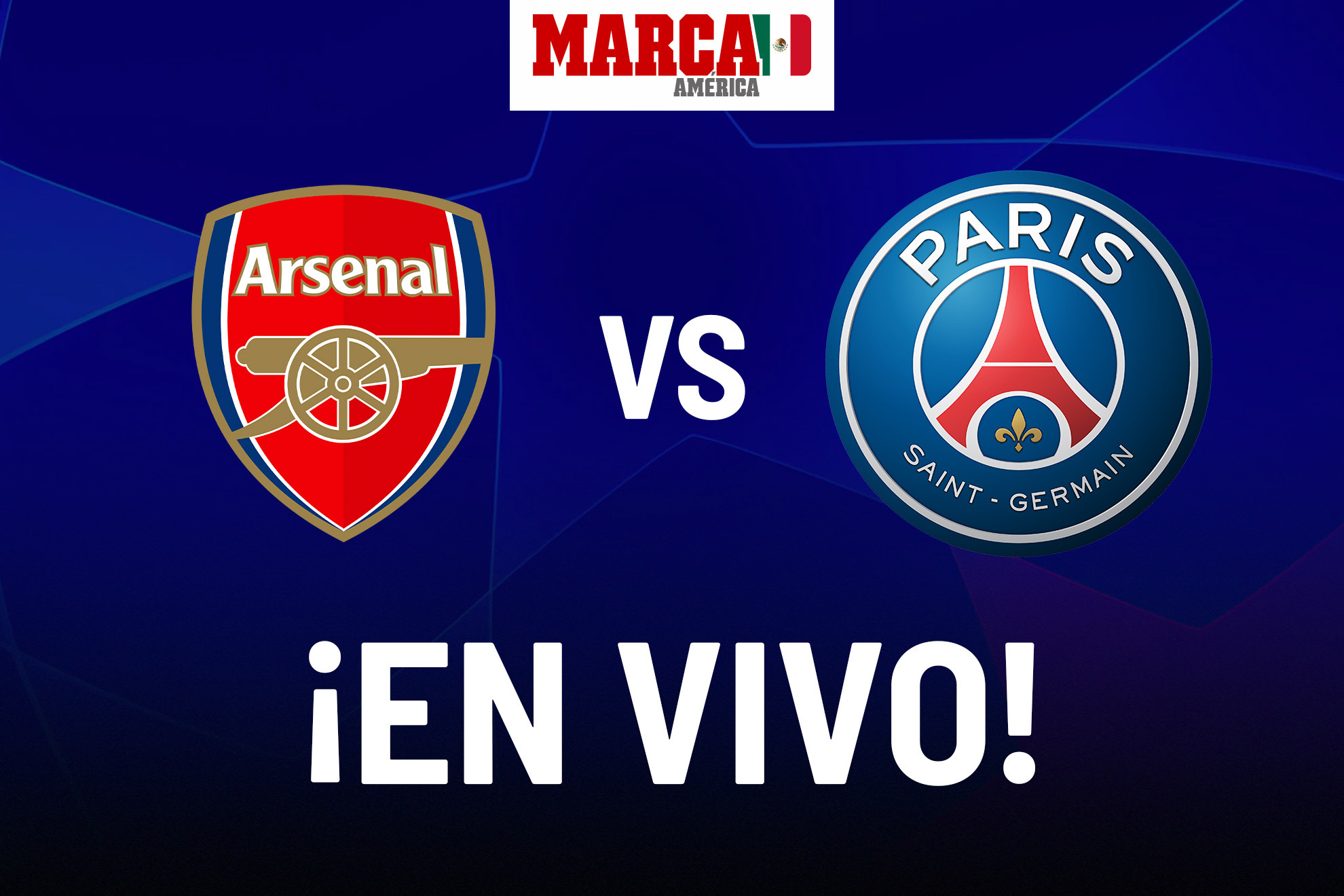 Champions League Arsenal vs PSG En Vivo Online. Partido hoy