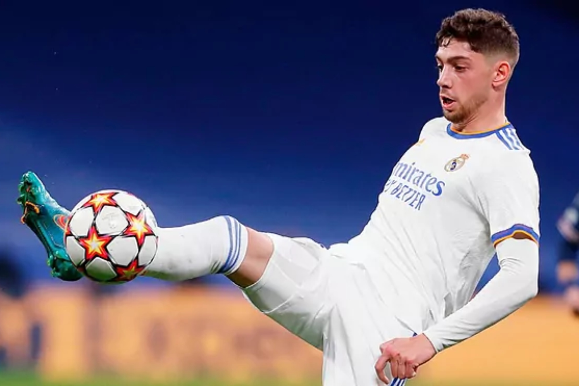 Valverde, durante un partido con el Real Madrid