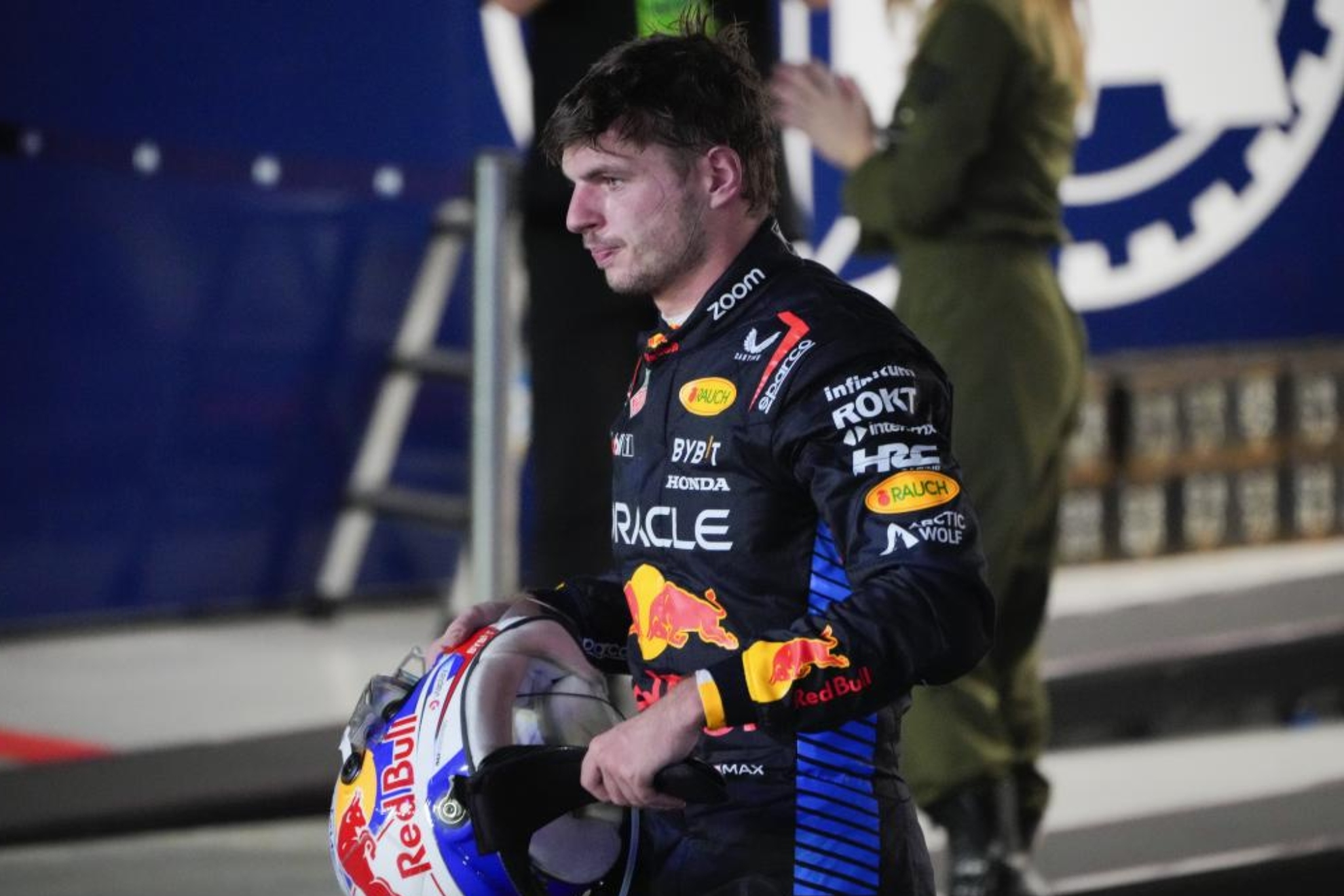 Max Verstappen en el GP de Singapur