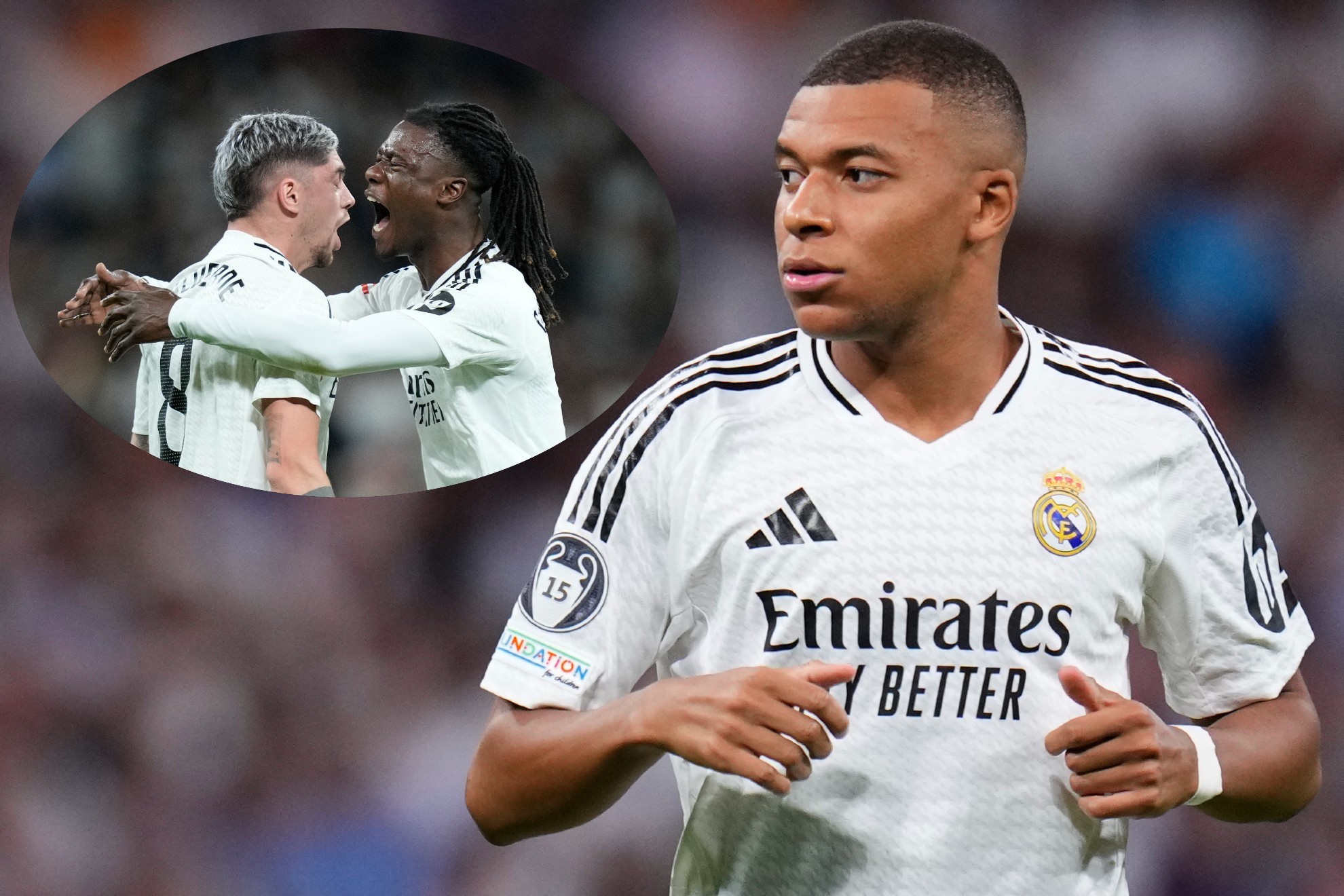 Kylian Mbapp se fue en blanco y sigue sin lucir con el Real Madrid en LaLiga