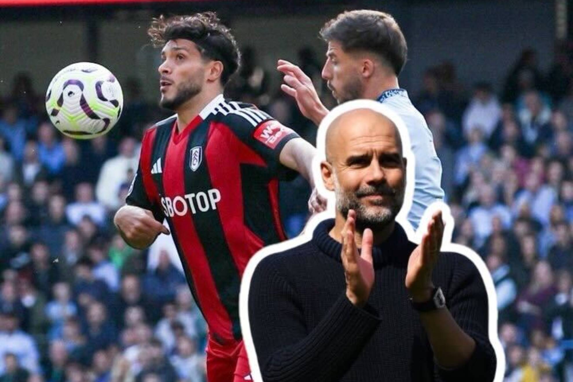 Pep Guardiola sorprendido con Ral Jimnez: Quin esperaba que hiciera ese increble toque?