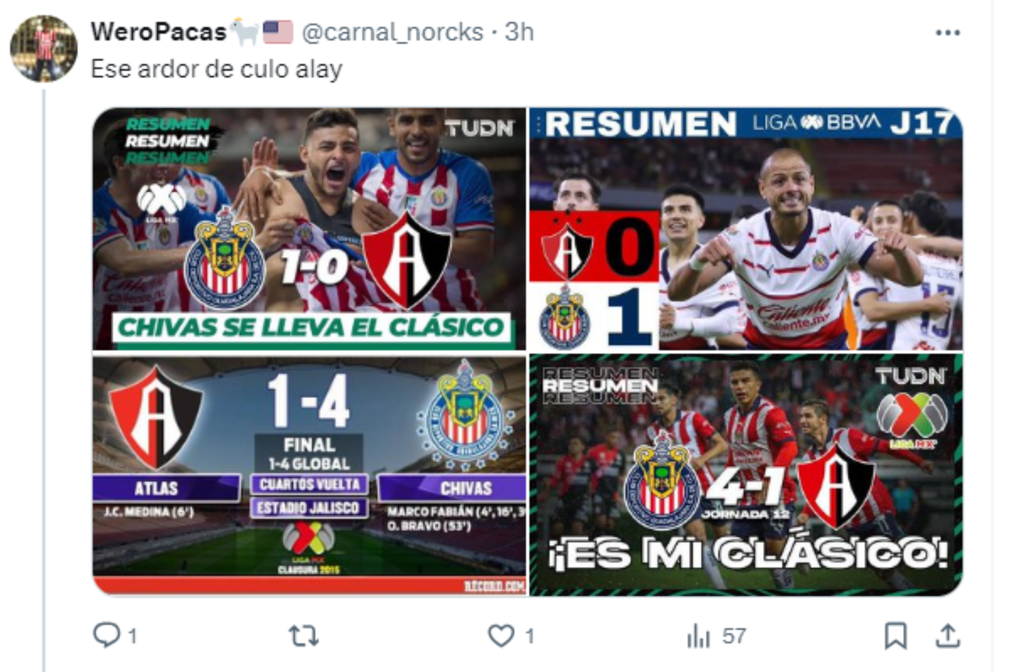 Liga MX 2024Los MEMES no dejan pasar que Atlas le ganó a Chivas el ...