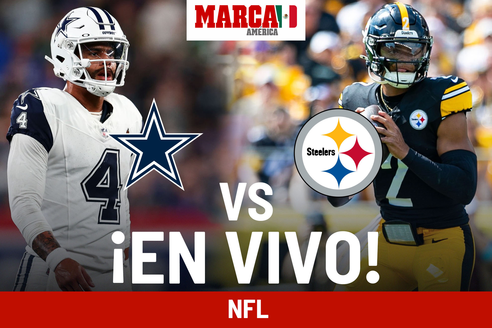 Cowboys vs Steelers EN VIVO Online. Partido de los Vaqueros de Dallas hoy - NFL 2024