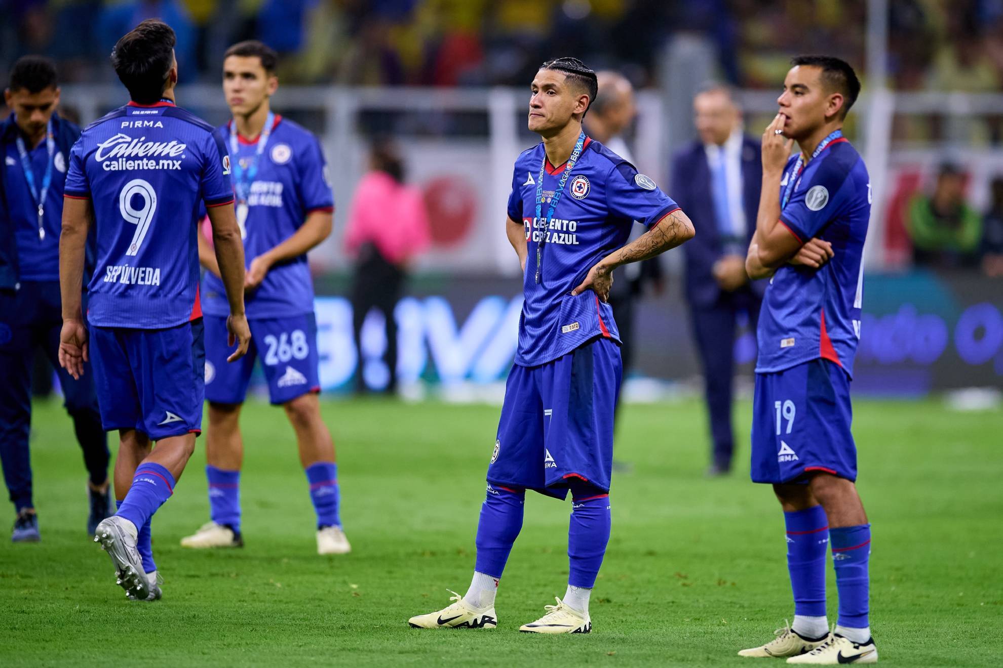 Cruz Azul en la Final pasada vs Amrica.