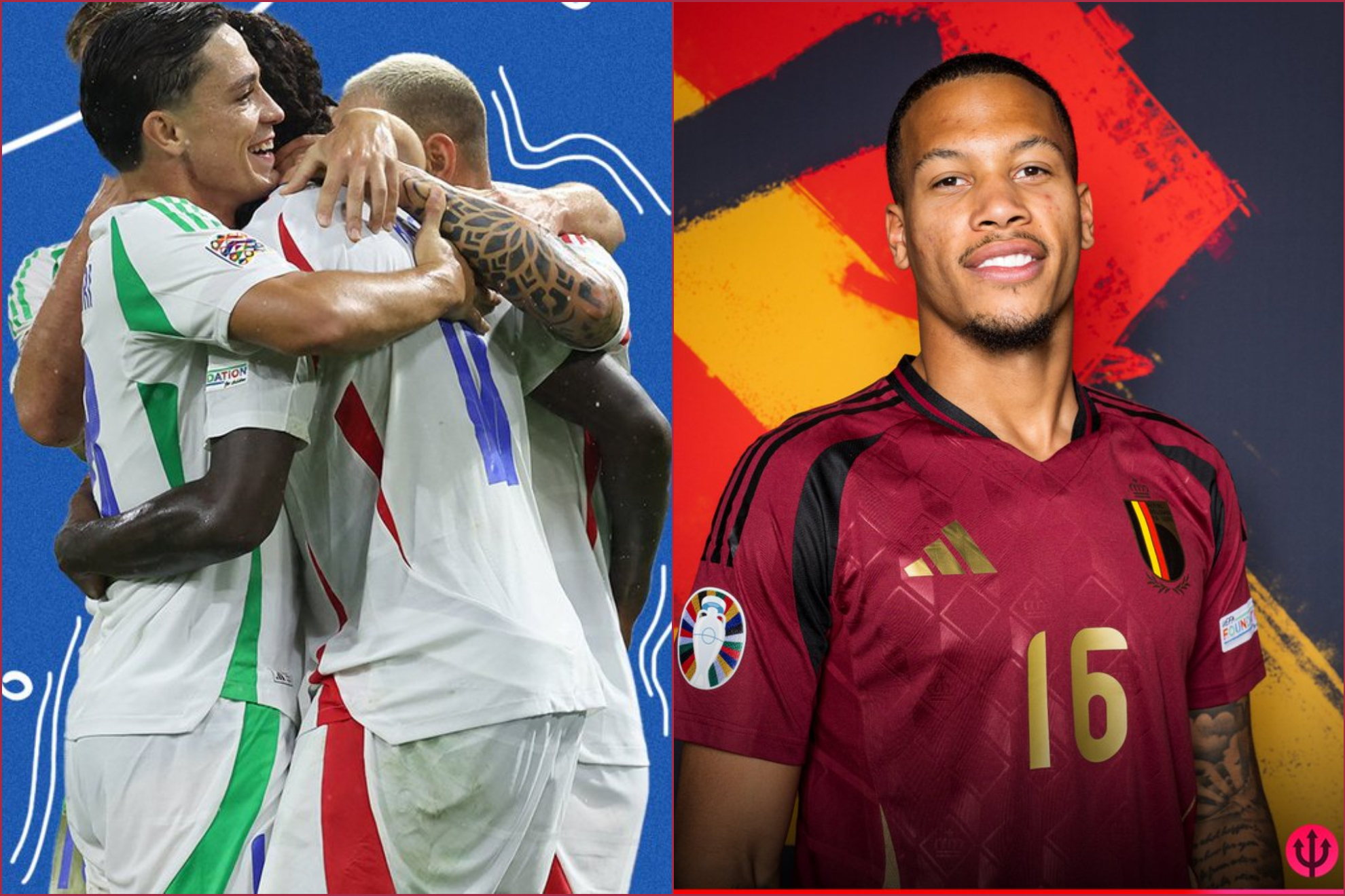 ITALIA vs BLGICA HOY jueves 10 de octubre.