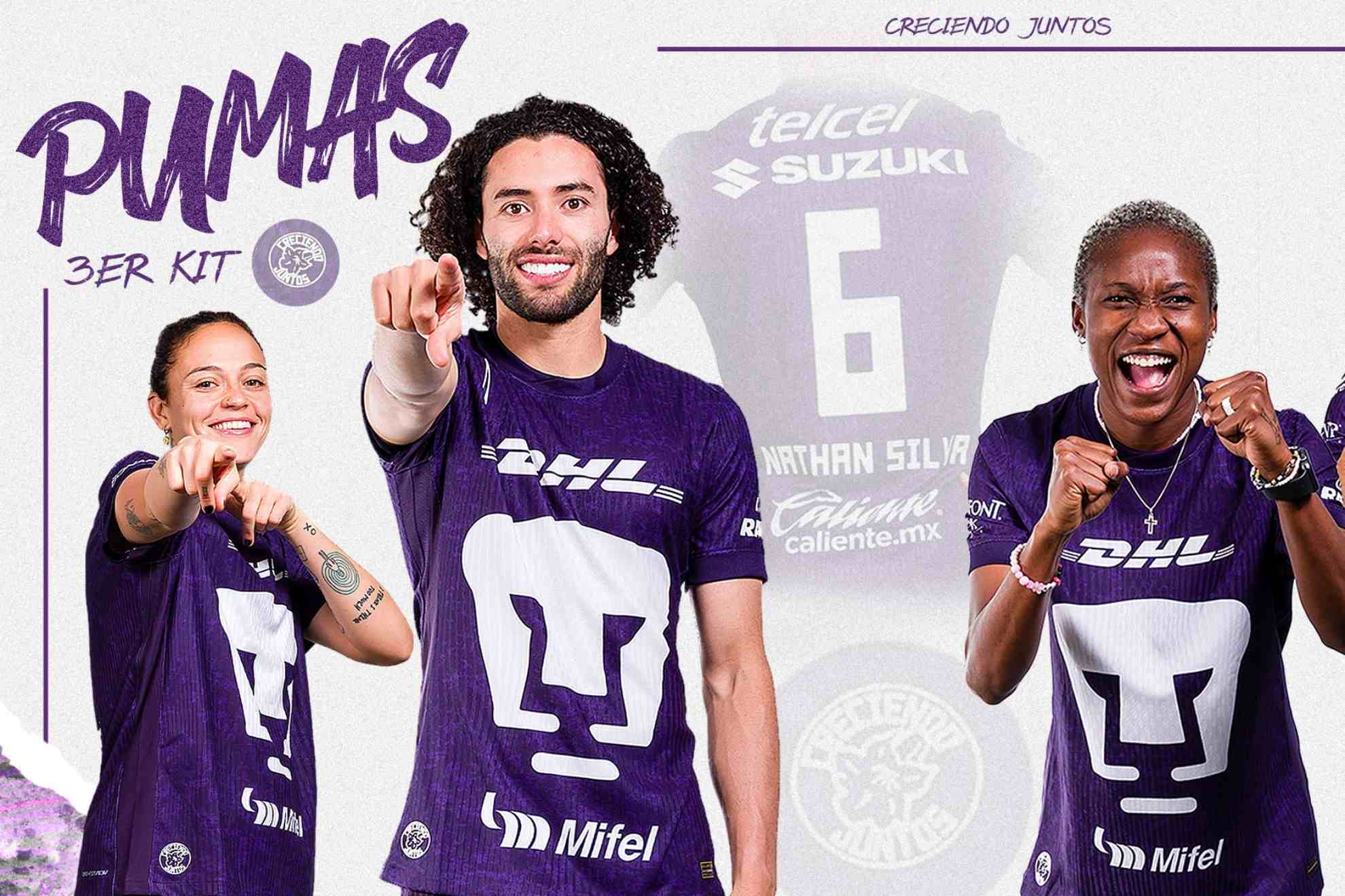 Pumas tercer uniforme sale
