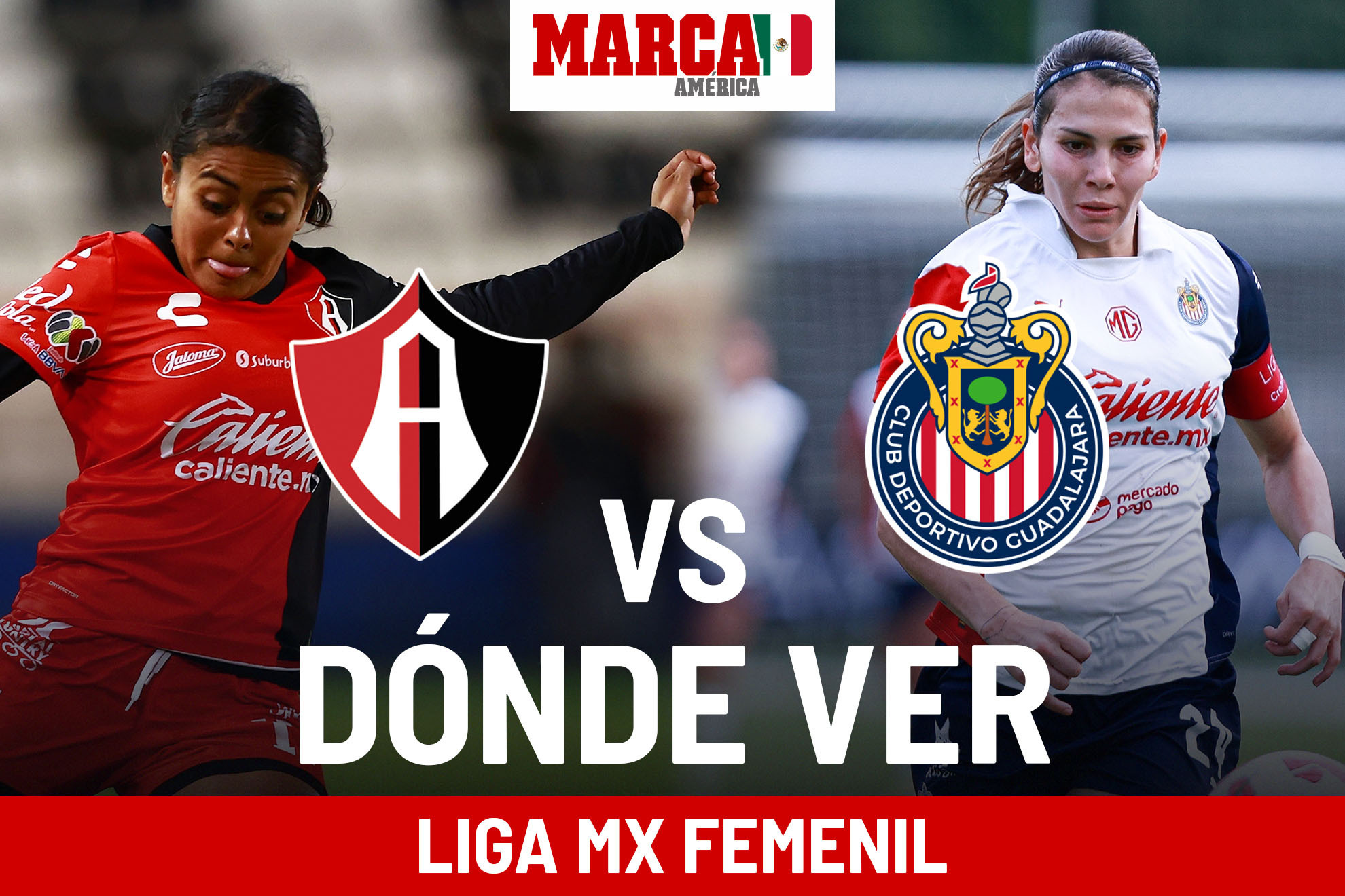 Se espera un partido parejo hoy en el Estadio Jalisco entre Chivas y Atlas Femenil