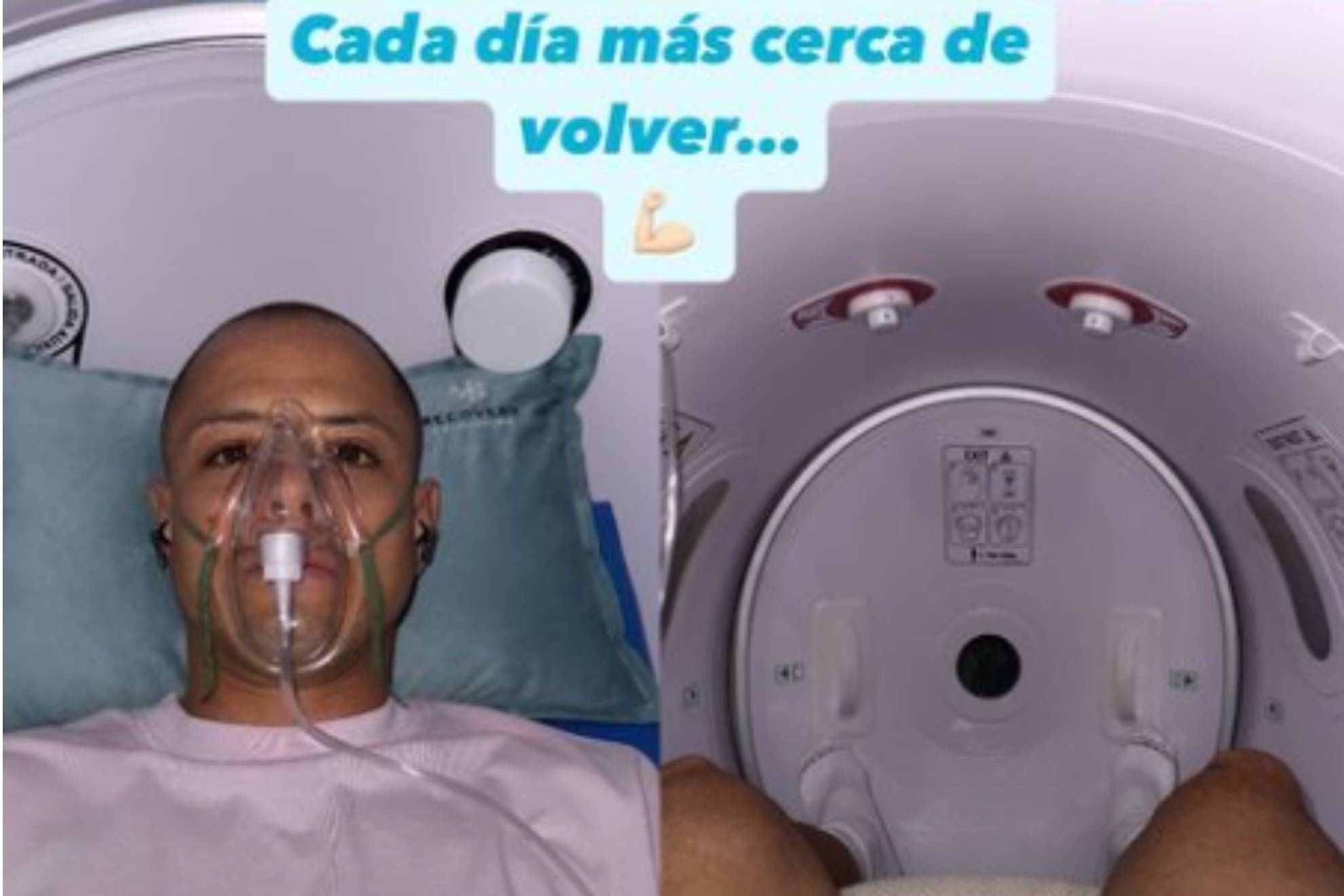 Chicharito al estilo de Dragon Ball en una cpsula de recuperacin