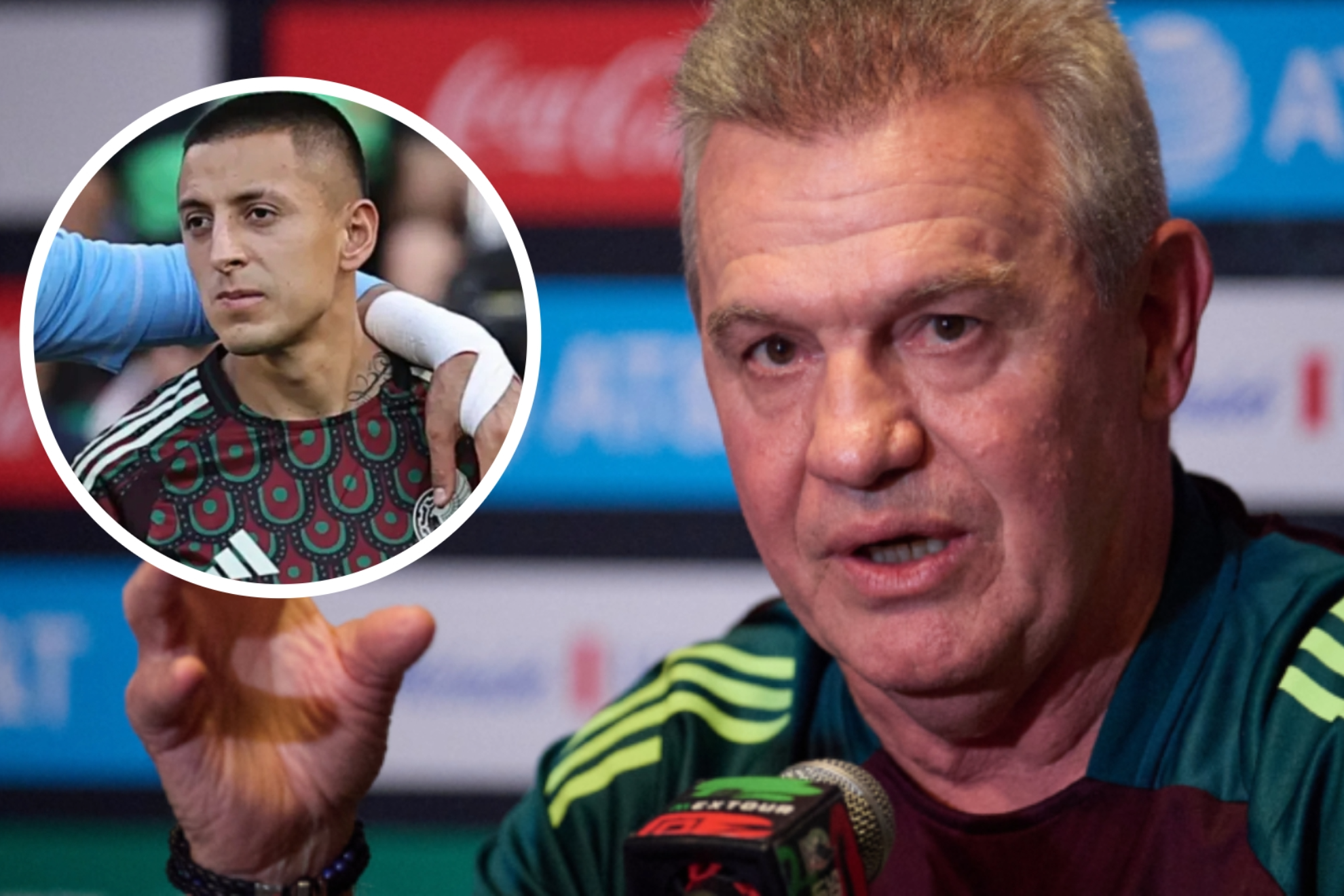 Javier Aguirre confirma que si rega a Roberto Piojo Alvarado por su broma con la prensa