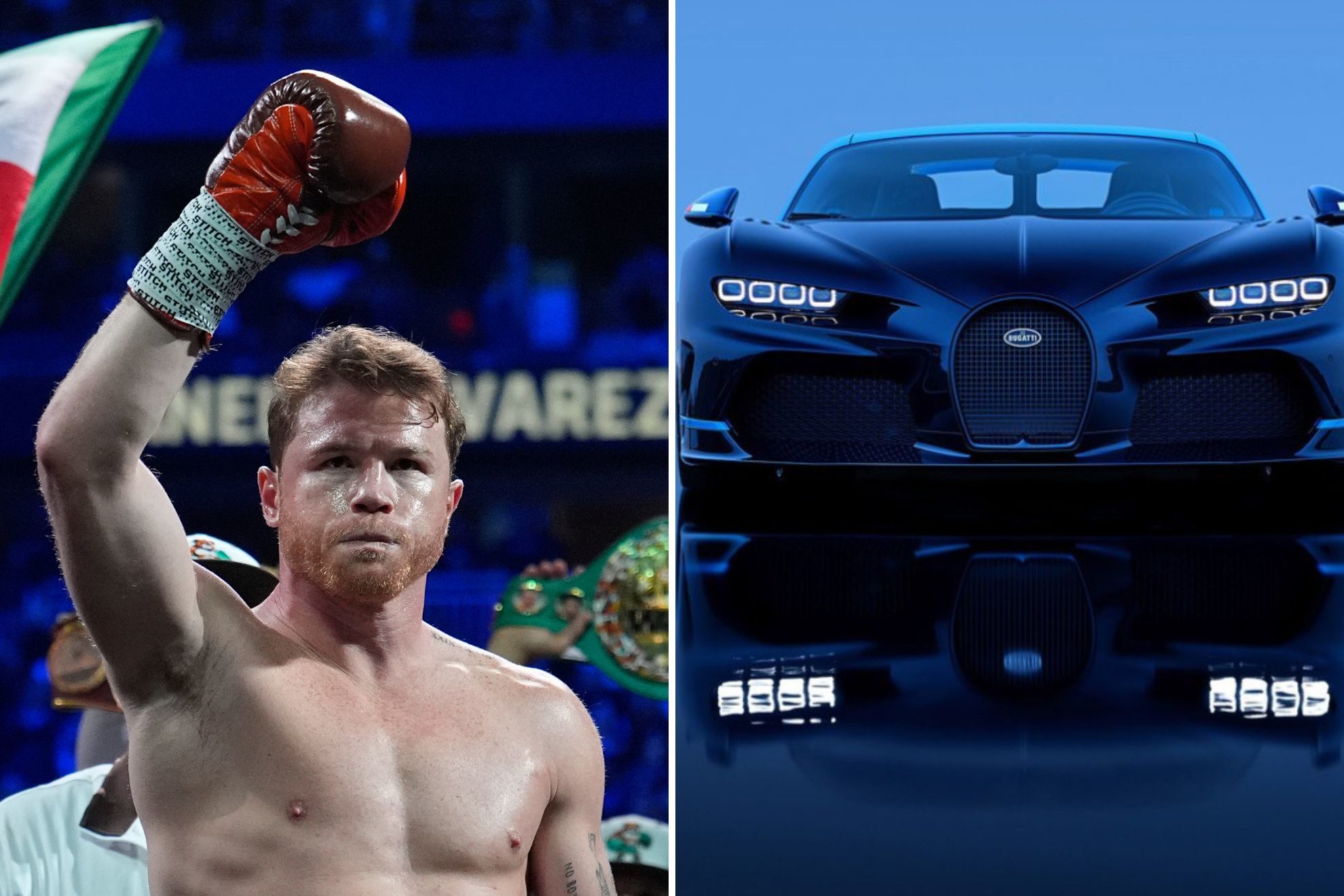 Canelo lvarez le dice adis a su Bugatti pitufo, lo pondr en subasta